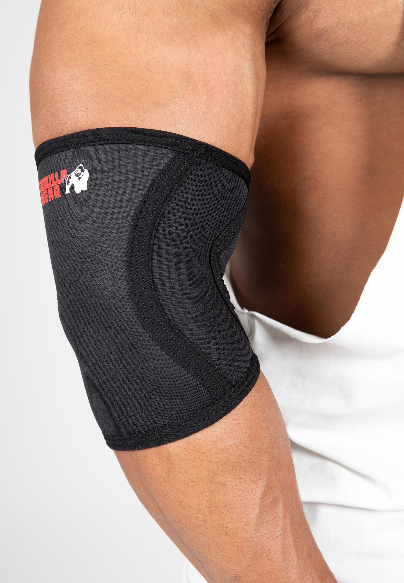 Gorilla Wear 3mm Elbow Sleeves - Black