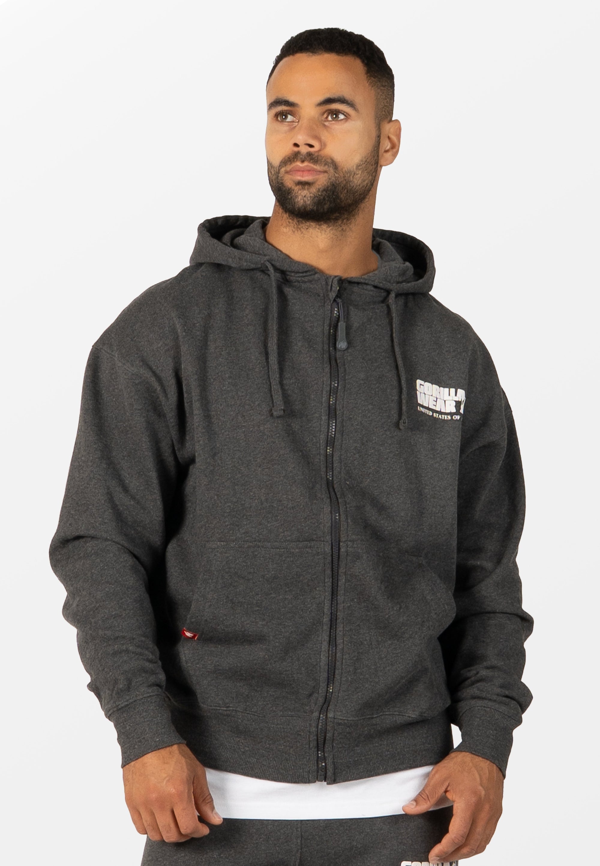Gorilla Wear Classic Oversized Zipped Hoodie - Alla färger