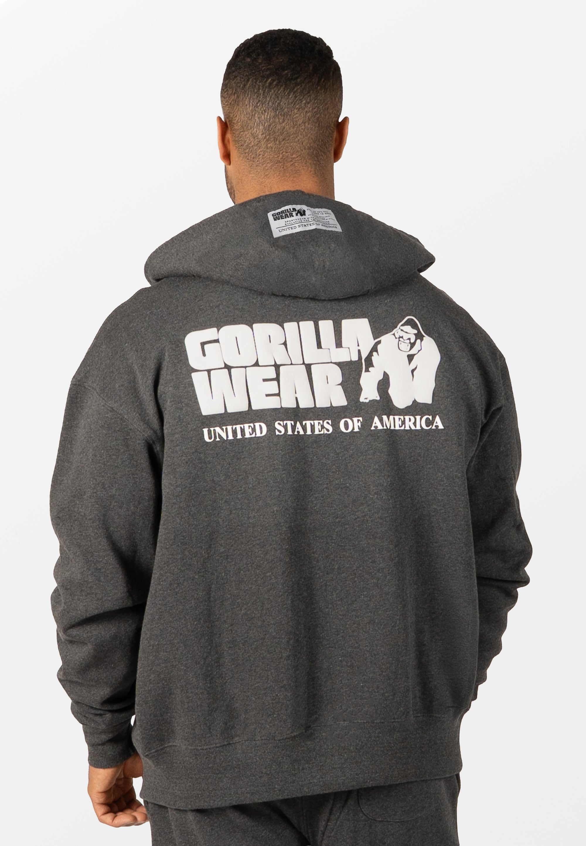 Gorilla Wear Classic Oversized Zipped Hoodie - Alla färger
