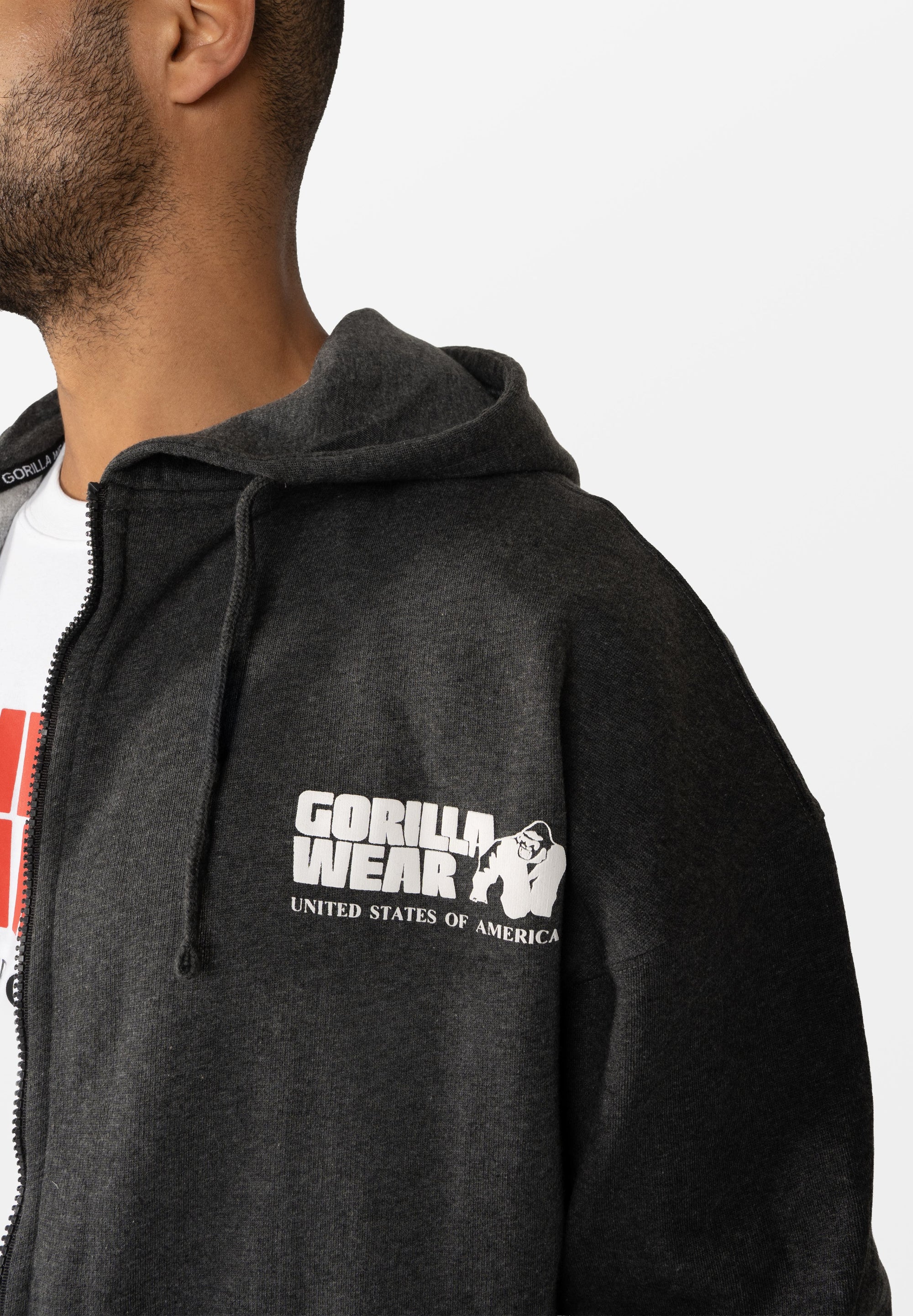 Gorilla Wear Classic Oversized Zipped Hoodie - Alla färger