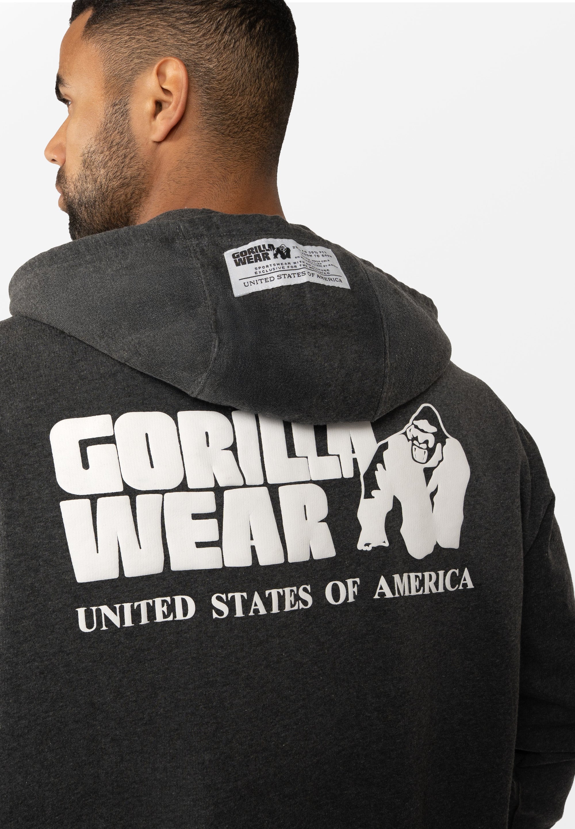 Gorilla Wear Classic Oversized Zipped Hoodie - Alla färger