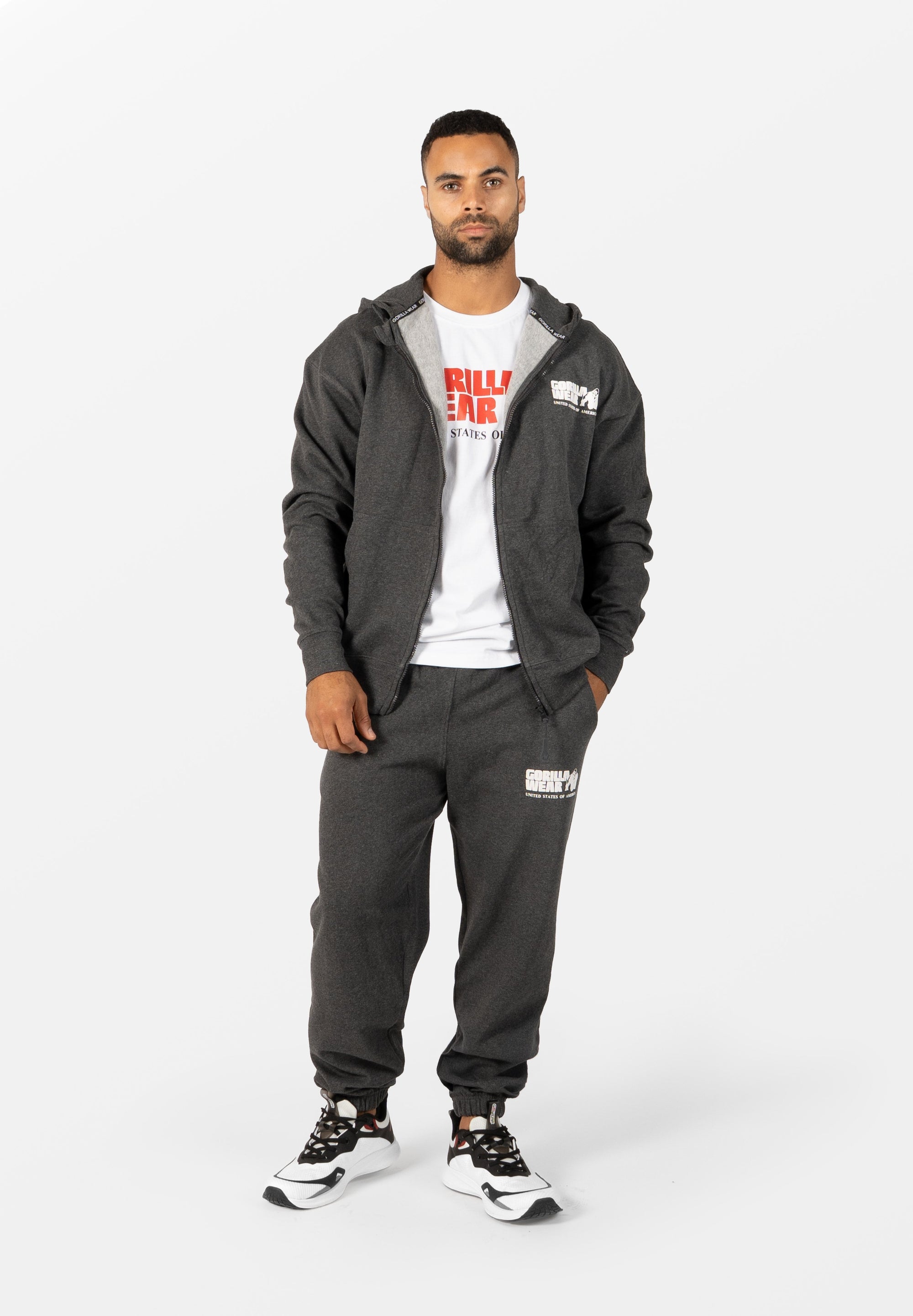 Gorilla Wear Classic Oversized Zipped Hoodie - Alla färger