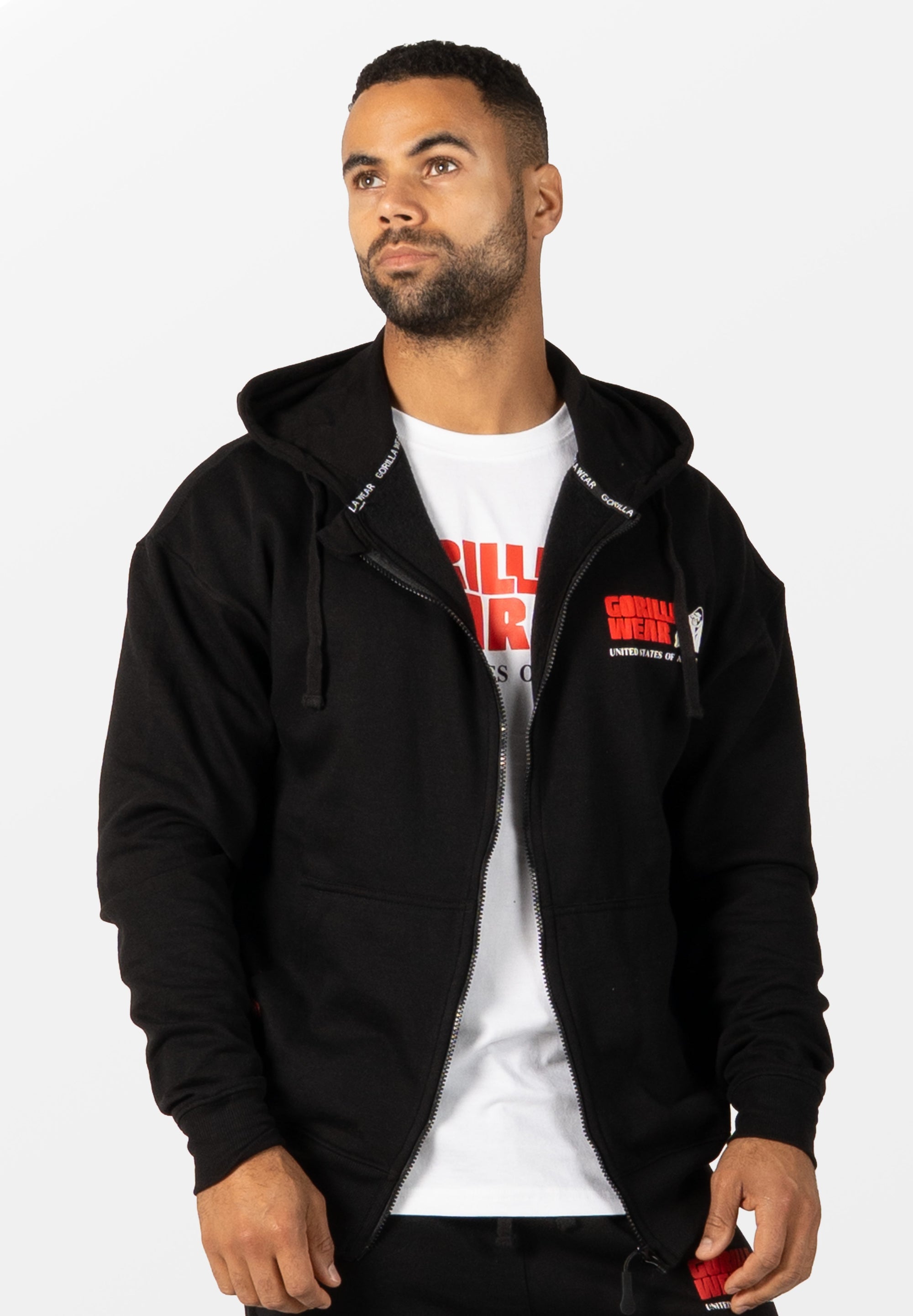 Gorilla Wear Classic Oversized Zipped Hoodie - Alla färger