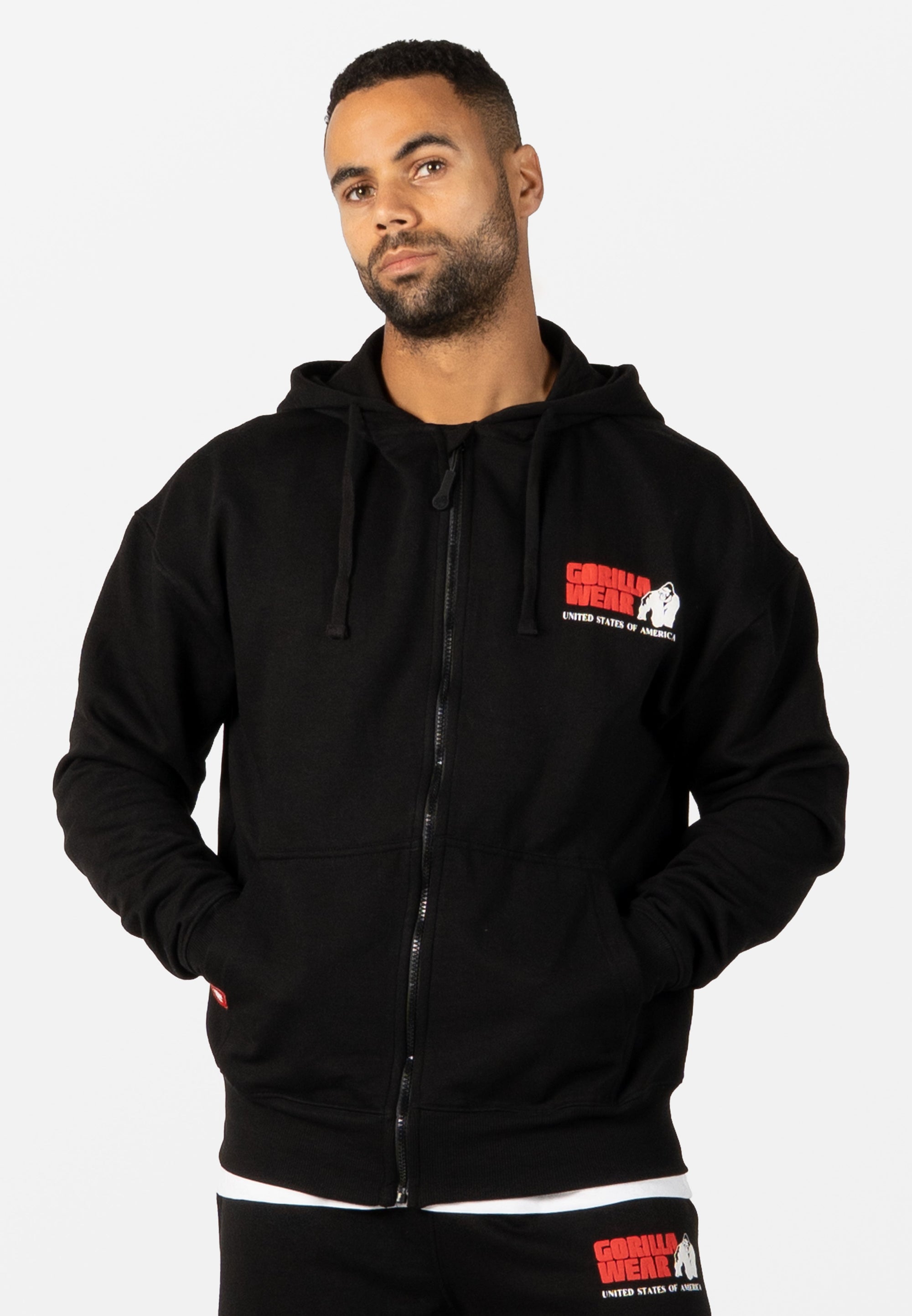 Gorilla Wear Classic Oversized Zipped Hoodie - Alla färger