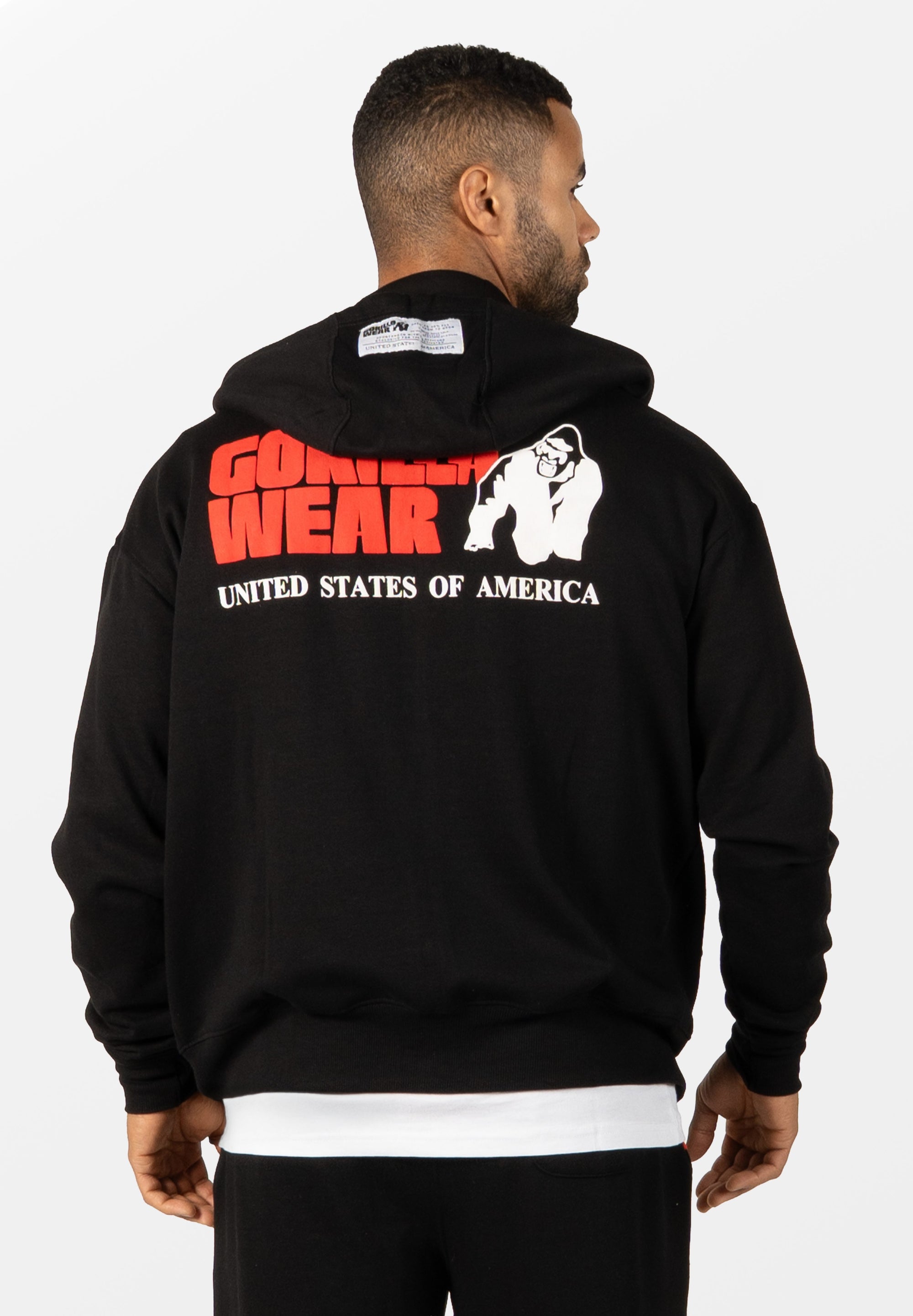 Gorilla Wear Classic Oversized Zipped Hoodie - Alla färger