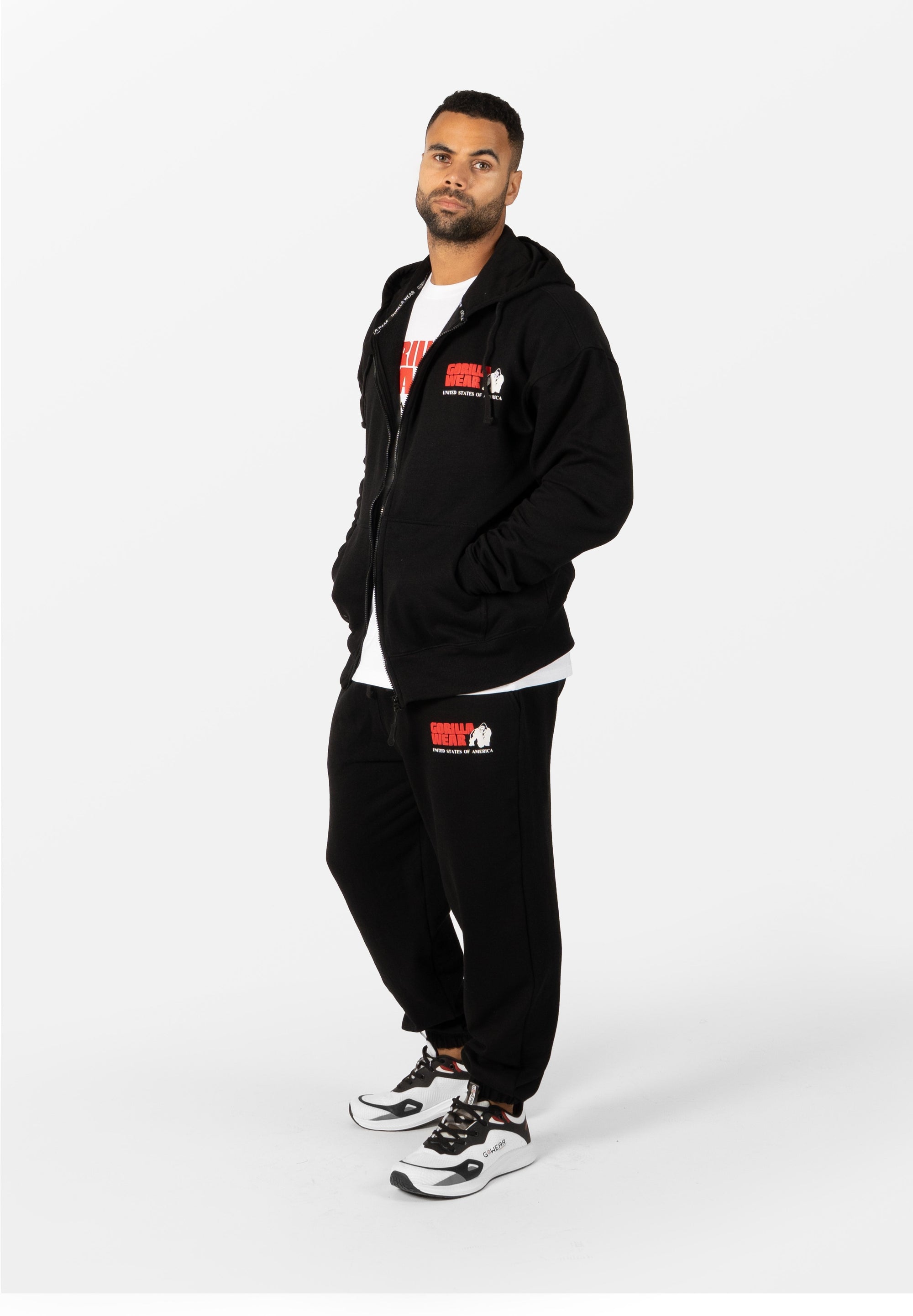 Gorilla Wear Classic Oversized Zipped Hoodie - Alla färger