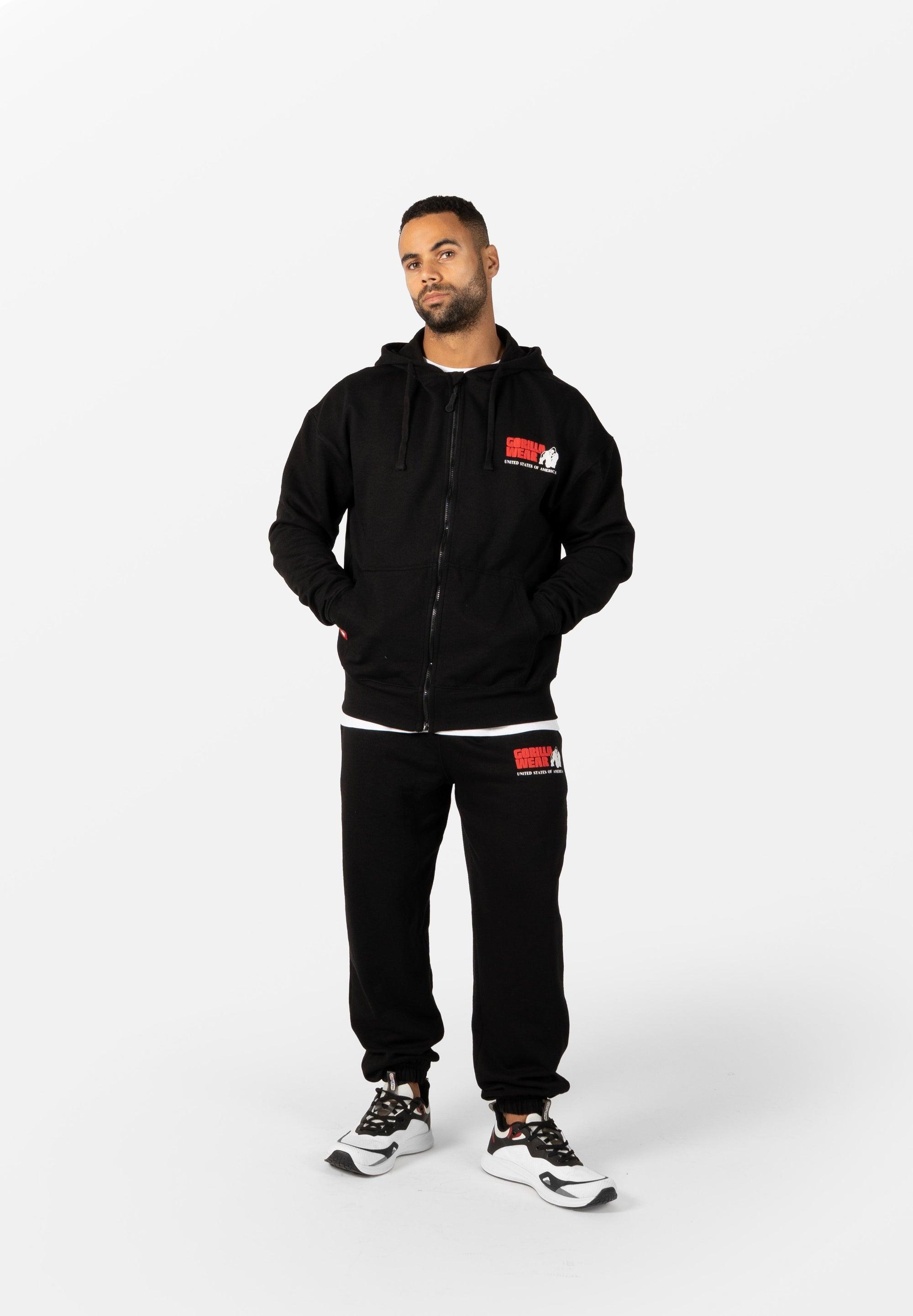 Gorilla Wear Classic Oversized Zipped Hoodie - Alla färger