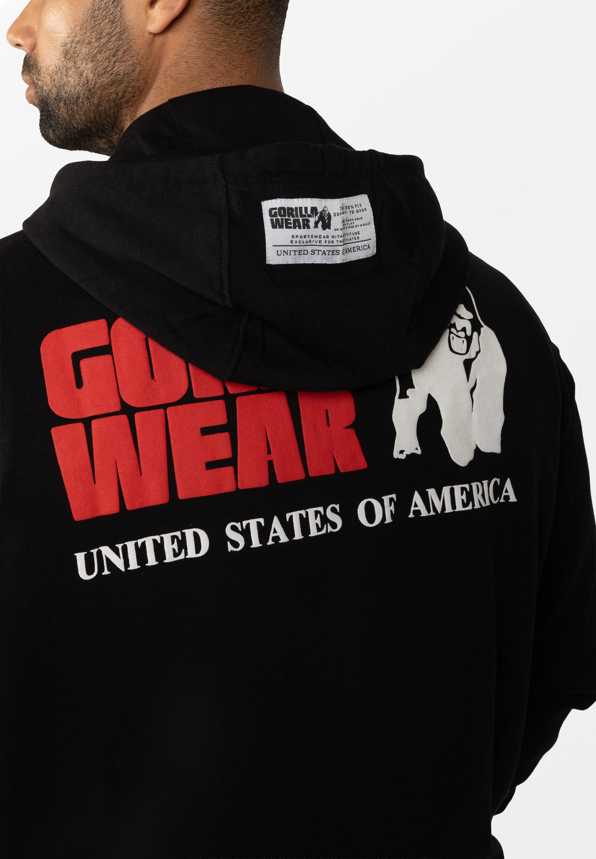 Gorilla Wear Classic Oversized Zipped Hoodie - Alla färger