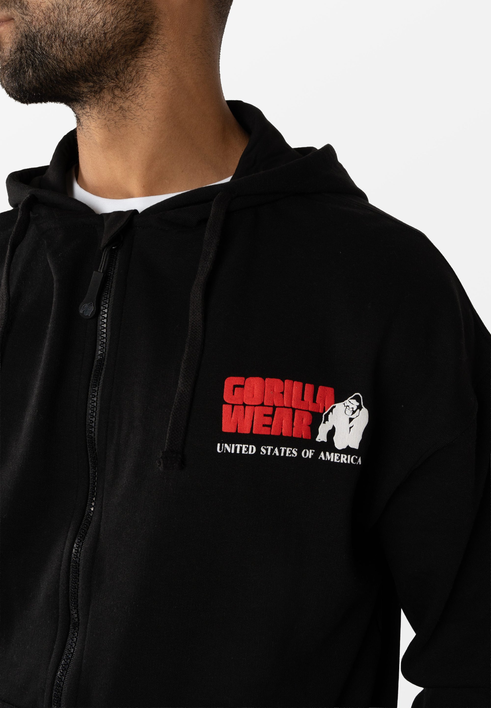 Gorilla Wear Classic Oversized Zipped Hoodie - Alla färger
