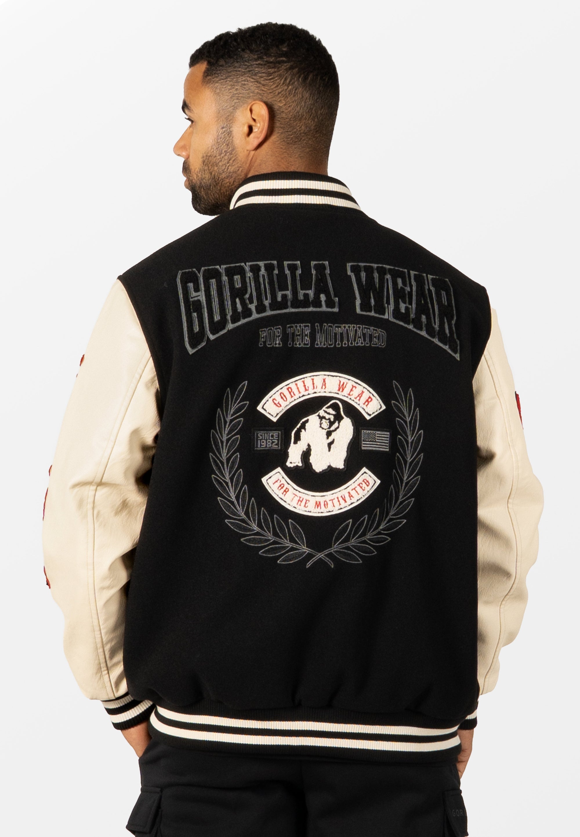 Gorilla Wear Saint Louis Varsity Jacket - Black