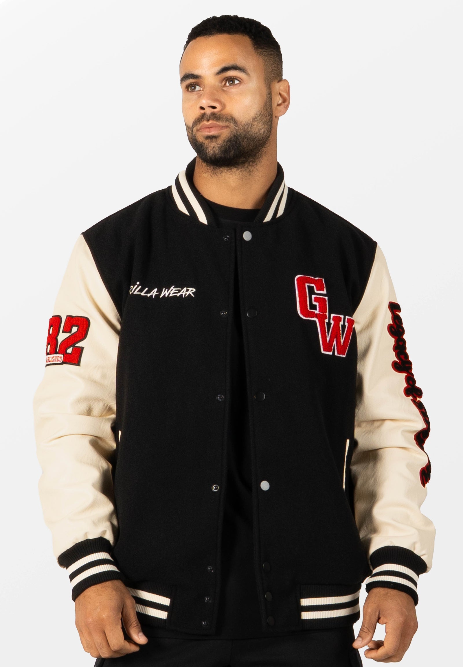 Gorilla Wear Saint Louis Varsity Jacket - Black