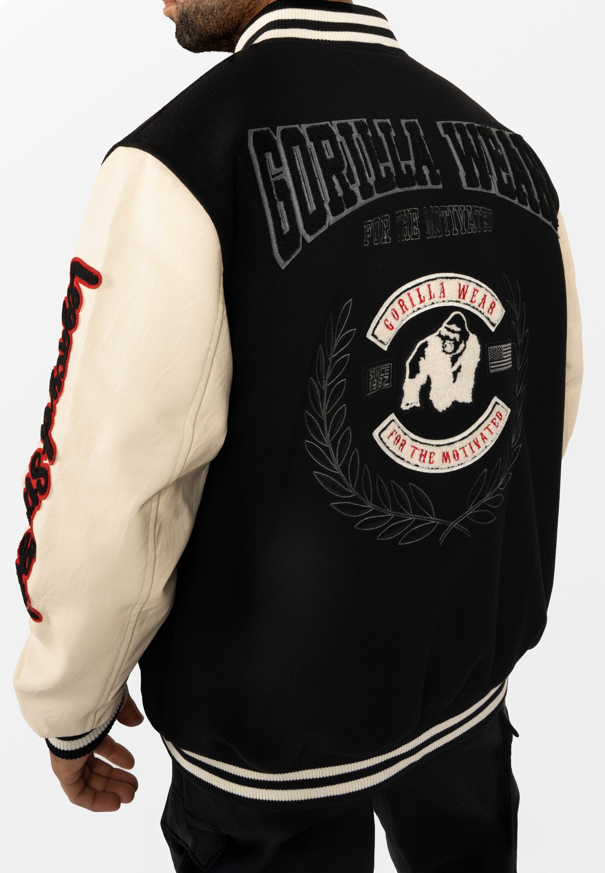 Gorilla Wear Saint Louis Varsity Jacket - Black