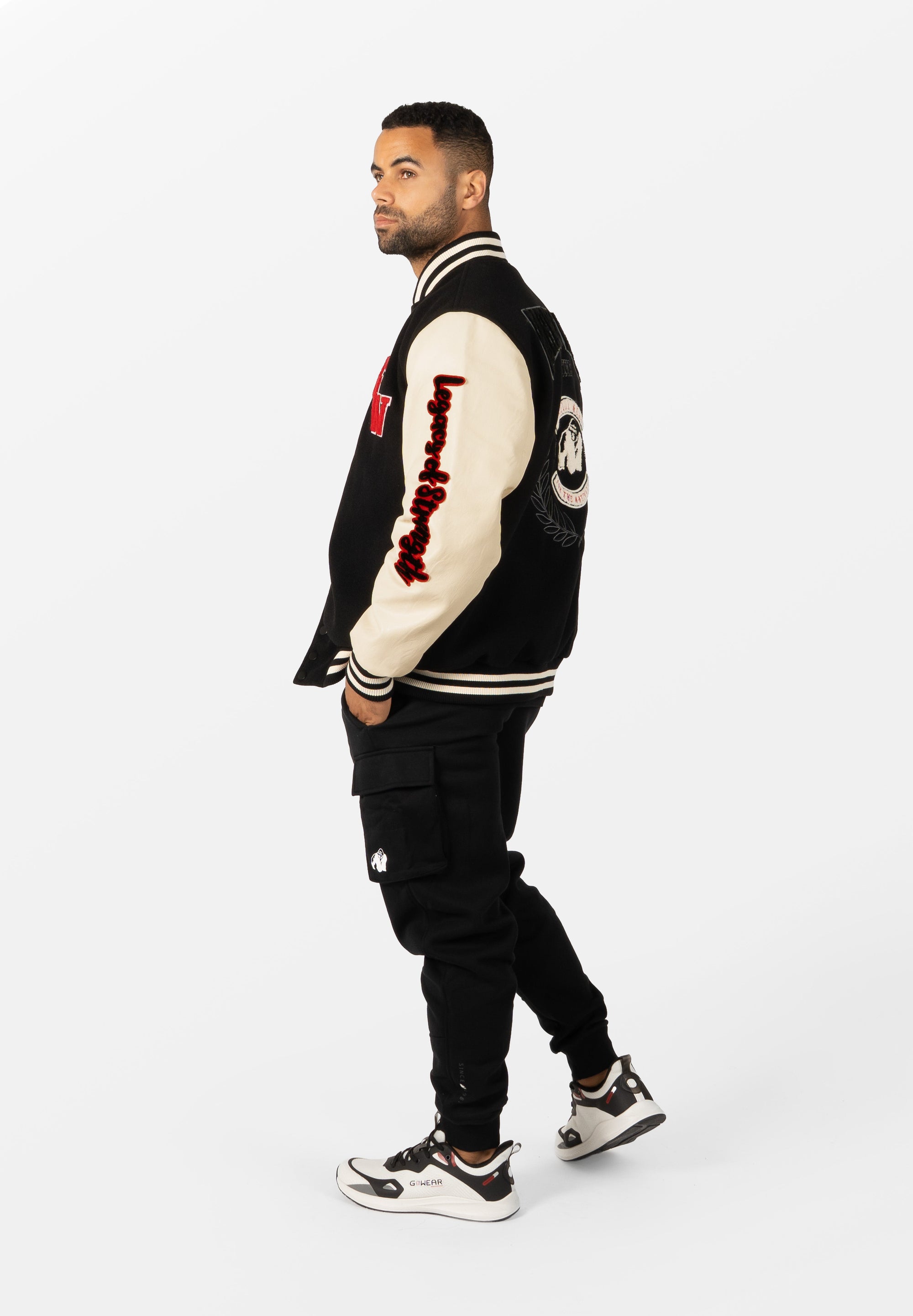 Gorilla Wear Saint Louis Varsity Jacket - Black