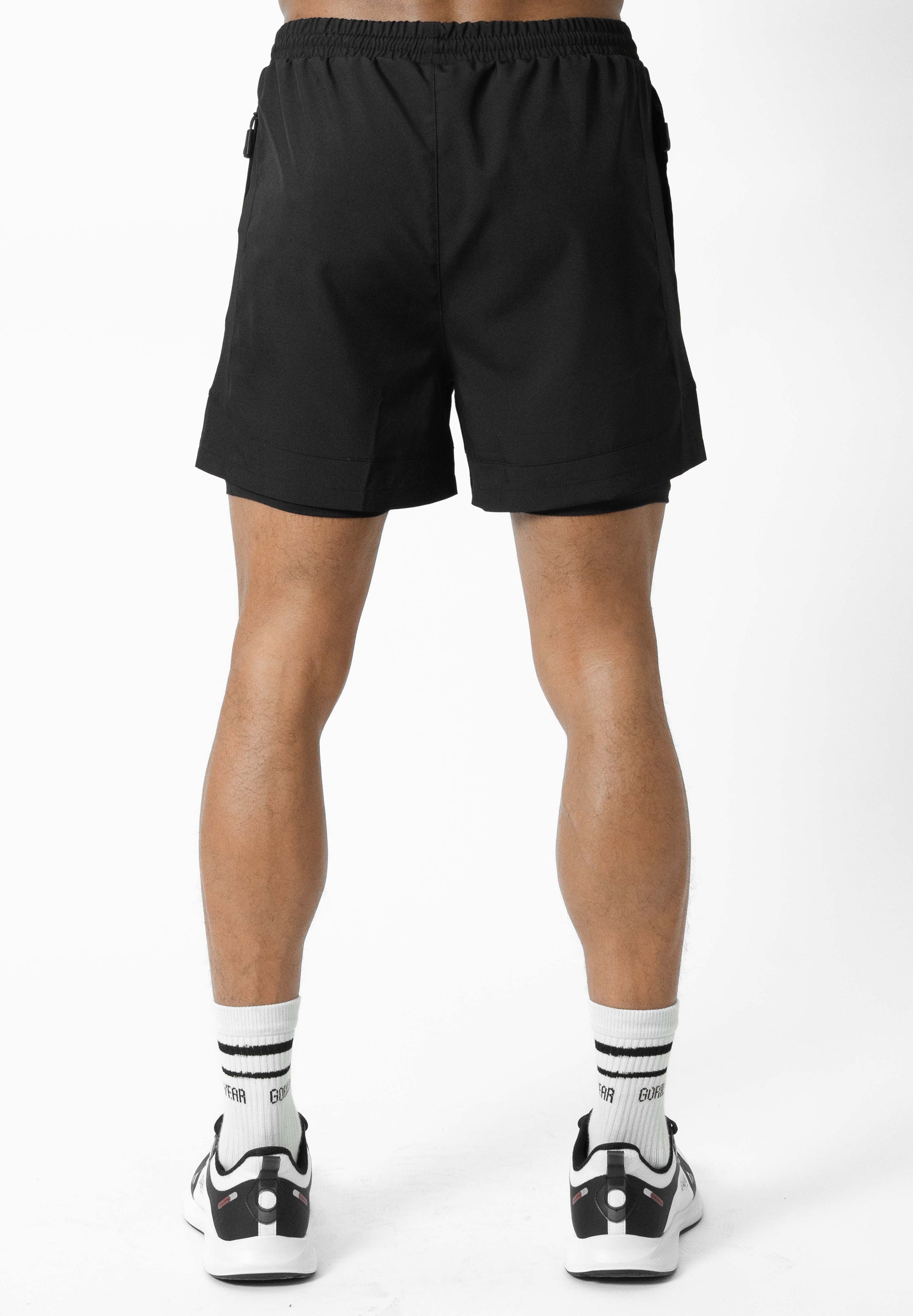 Gorilla Wear Lowell 2-in-1 Shorts - Black