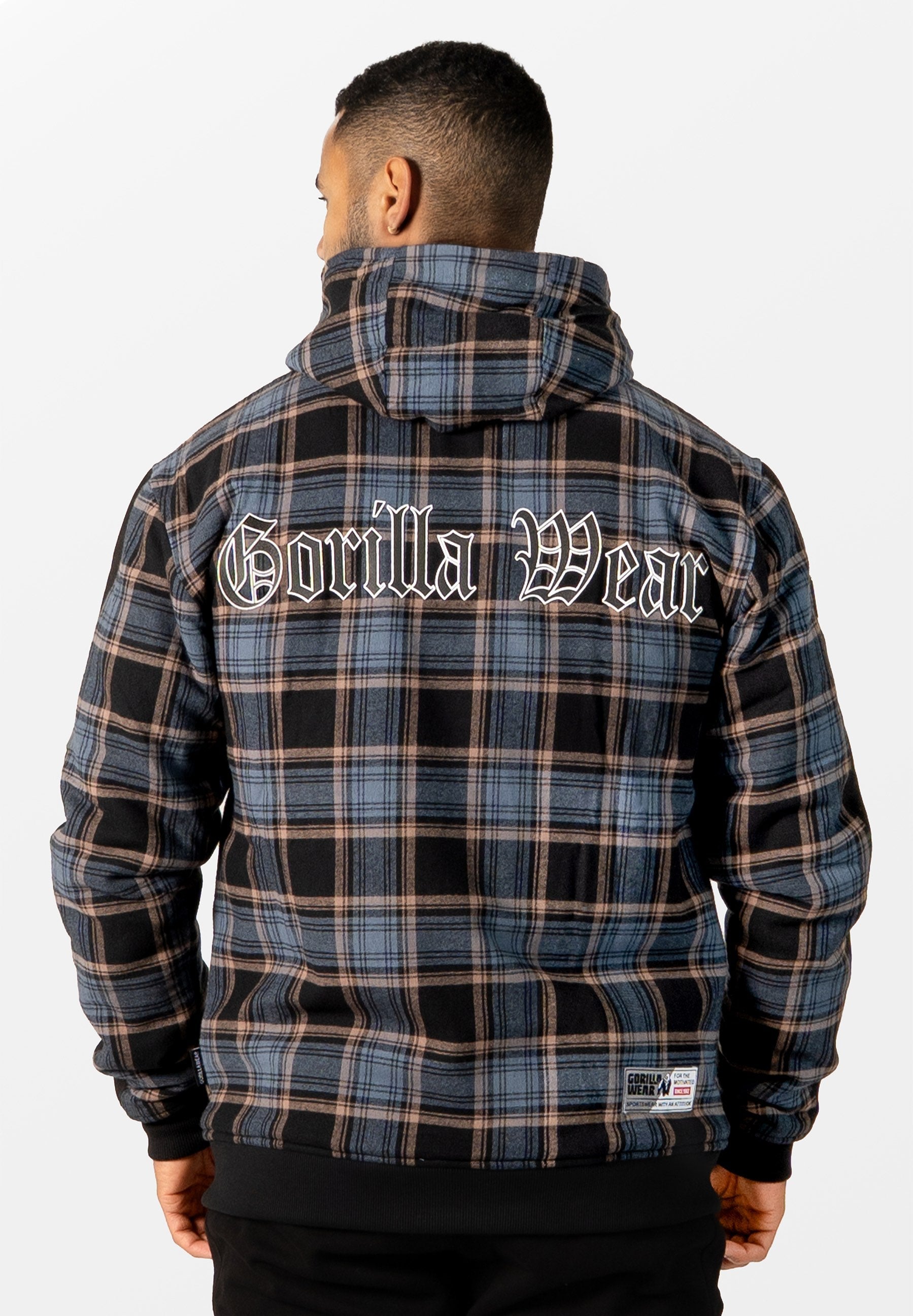 Gorilla Wear Kenton Zipped Jacket - Musta/Sininen