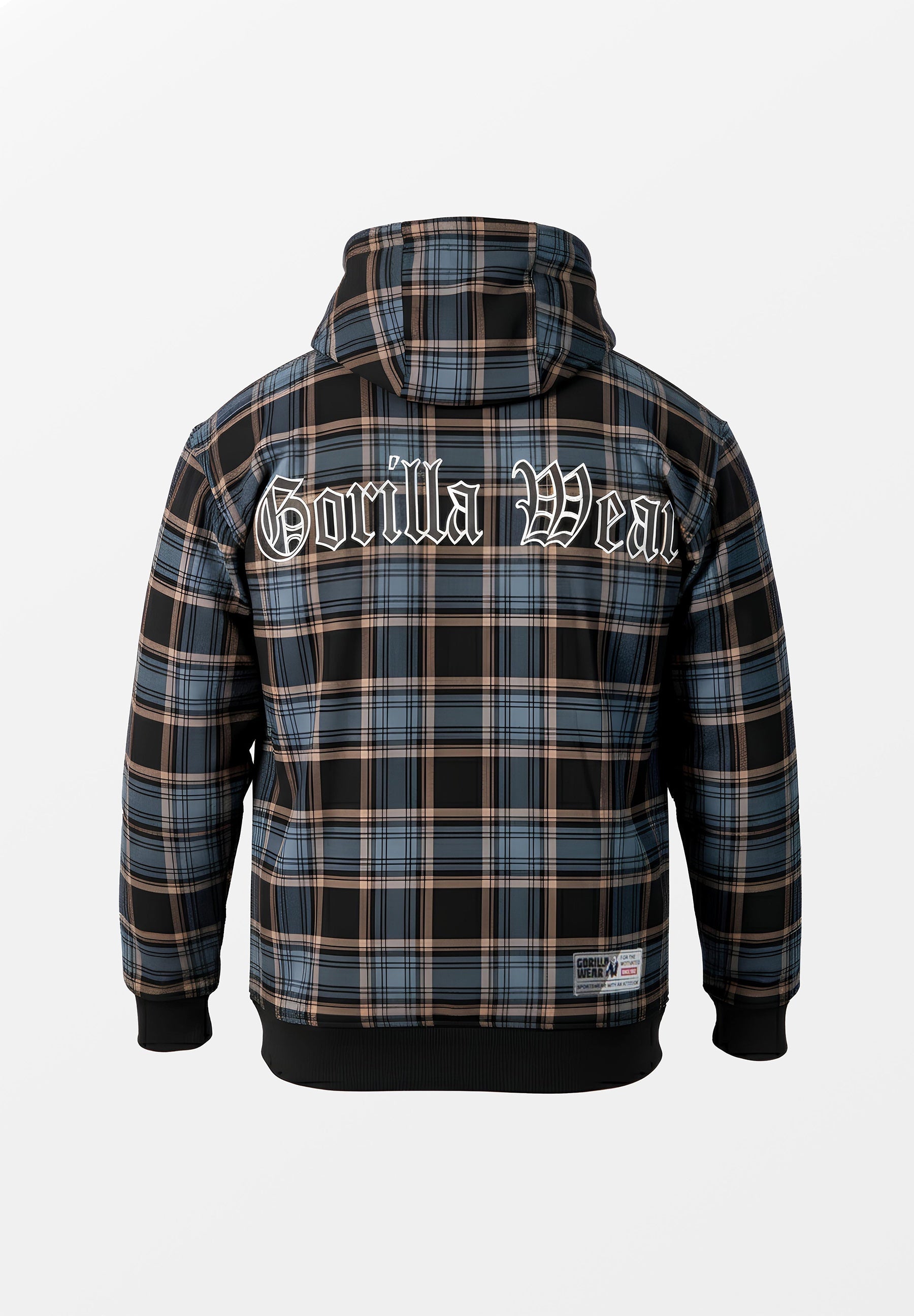 Gorilla Wear Kenton Zipped Jacket - Musta/Sininen