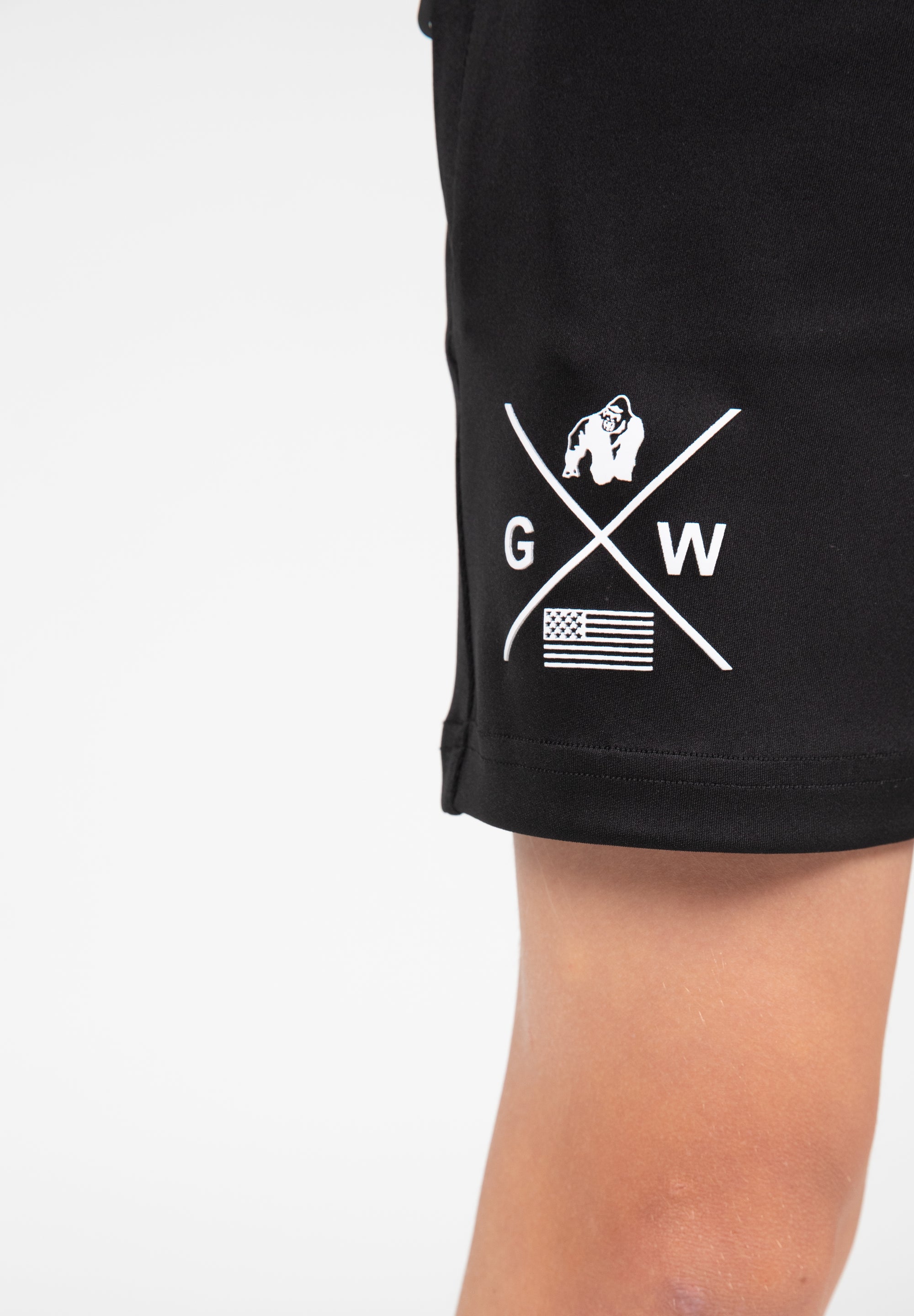 Gorilla Wear Vernon Kids Track Shorts - Black