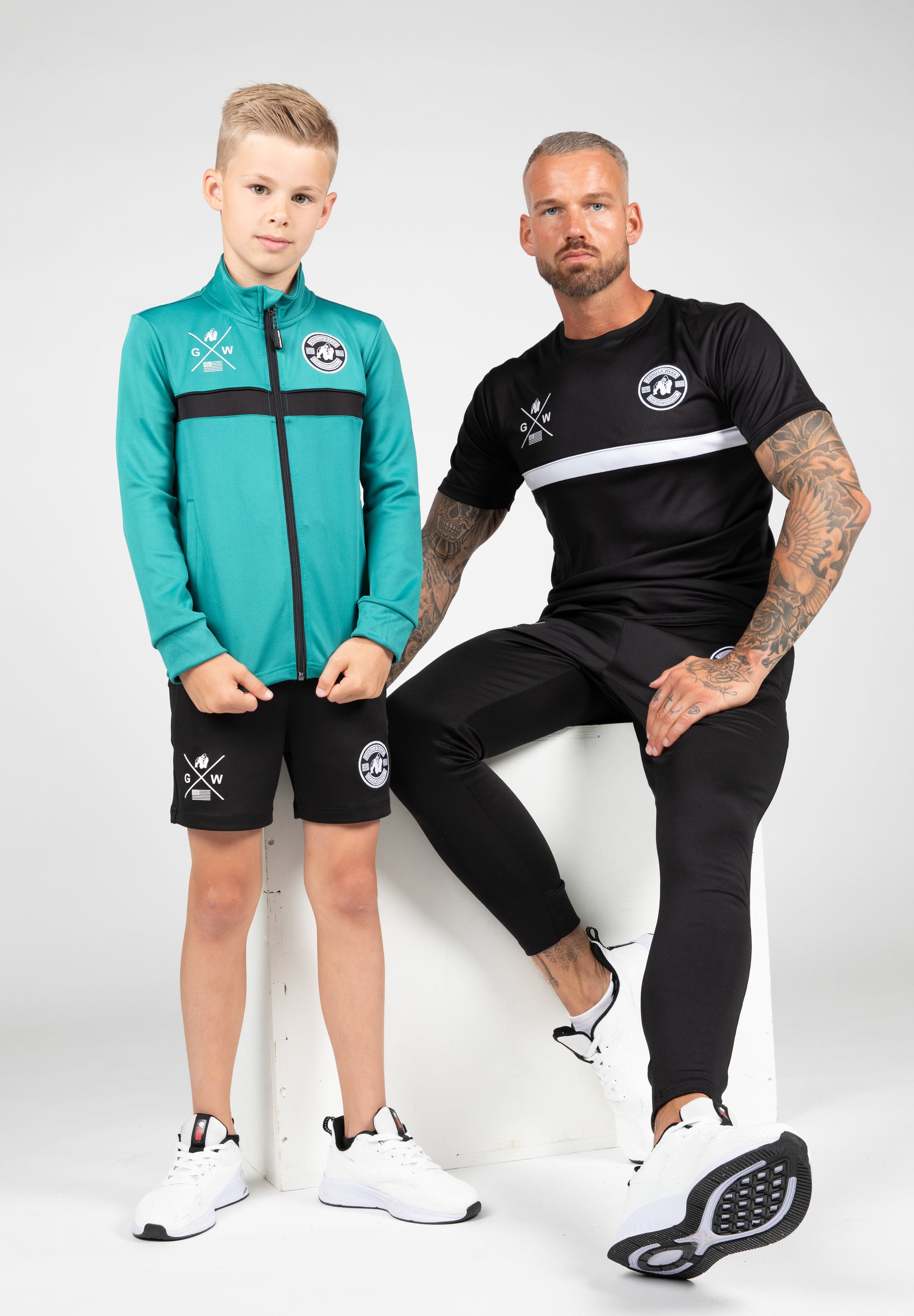 Gorilla Wear Vernon Kids Track Shorts - Black
