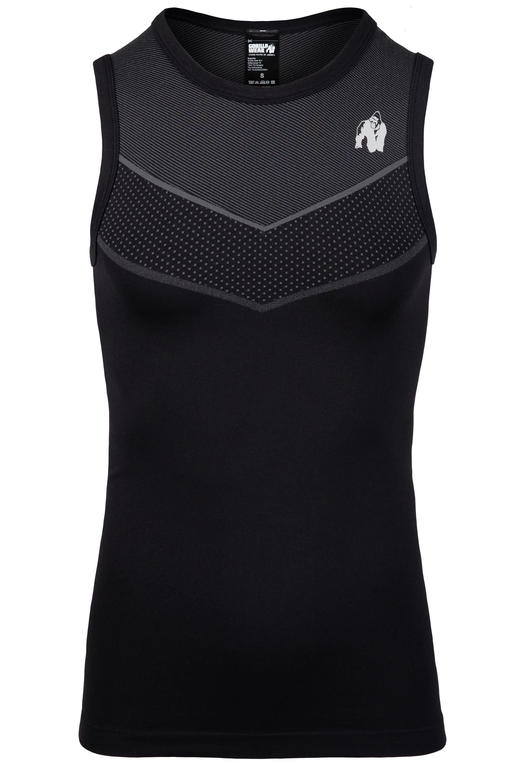 Gorilla Wear Norton Seamless Tank Top - Black