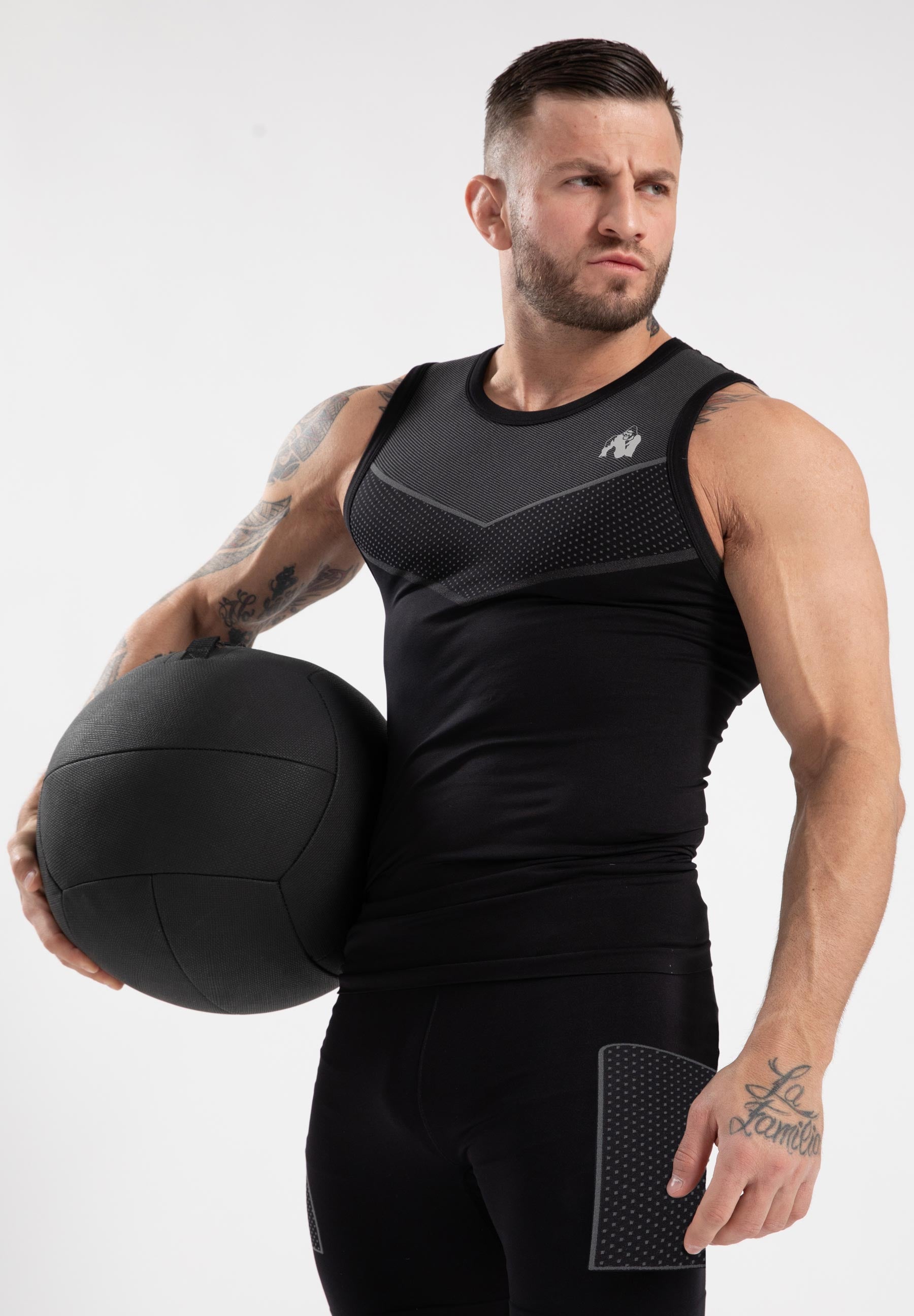 Gorilla Wear Norton Seamless Tank Top - Black