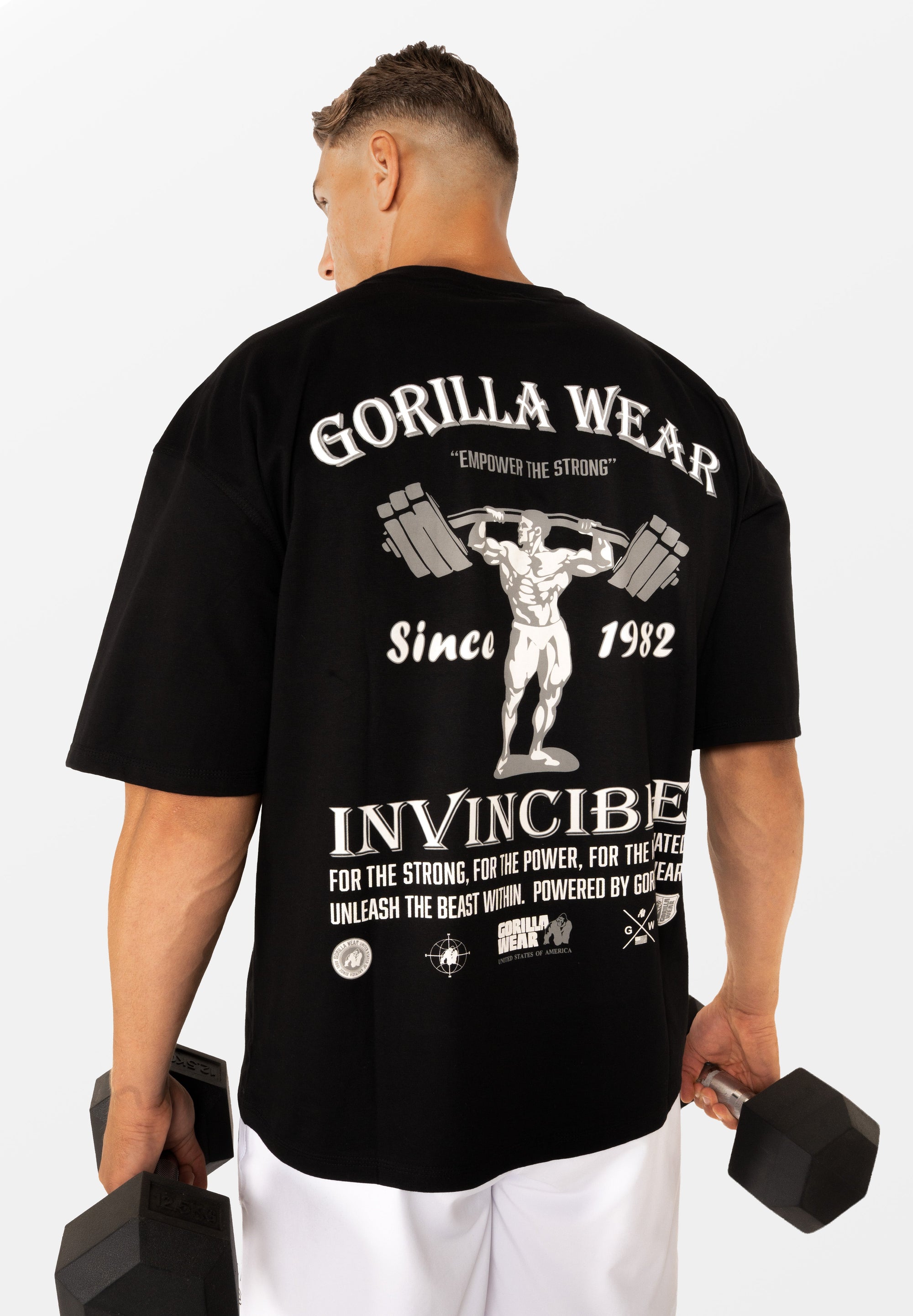 Gorilla Wear Kingston Oversized T-Shirt - Black