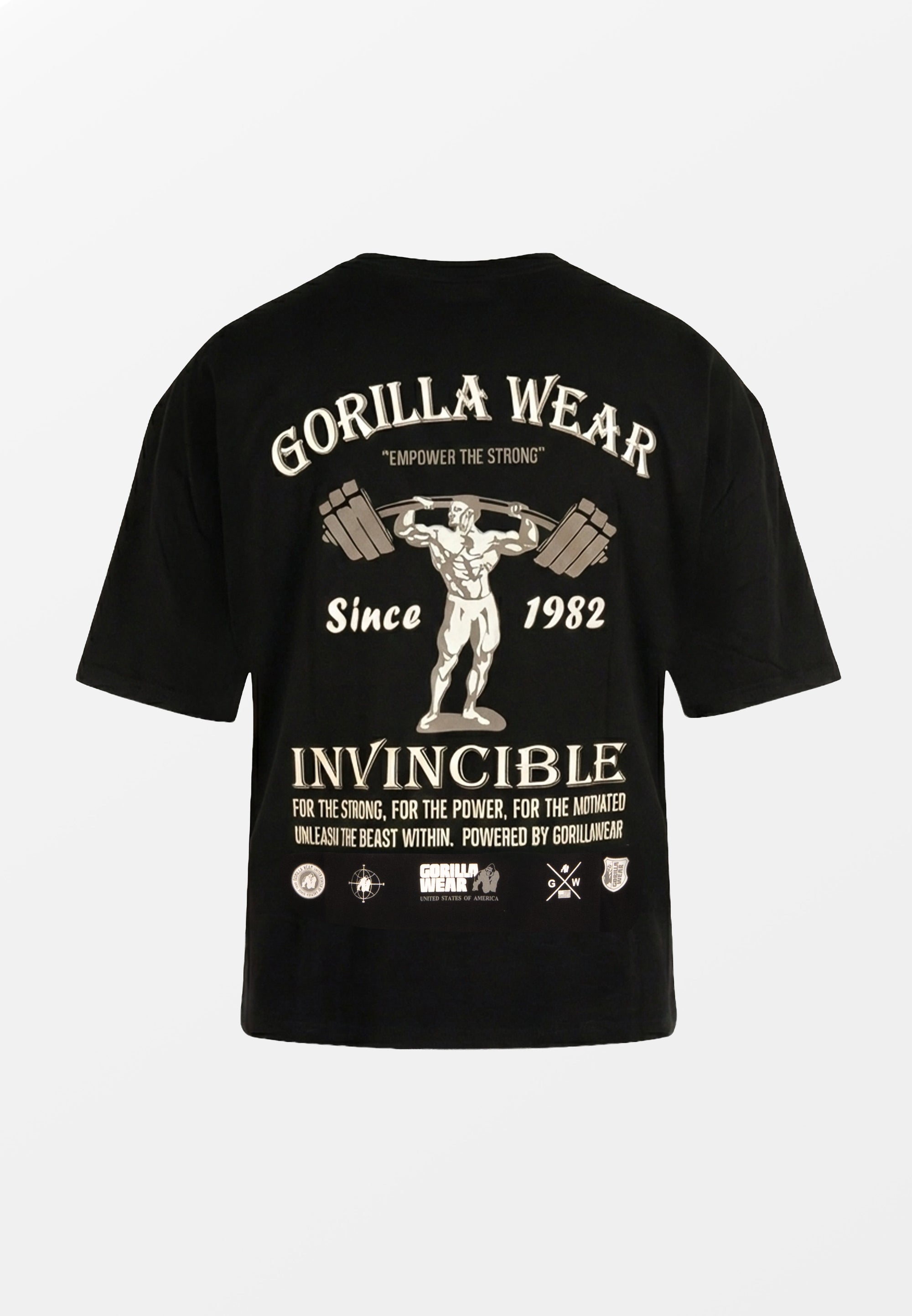 Gorilla Wear Kingston Oversized T-Shirt - Black