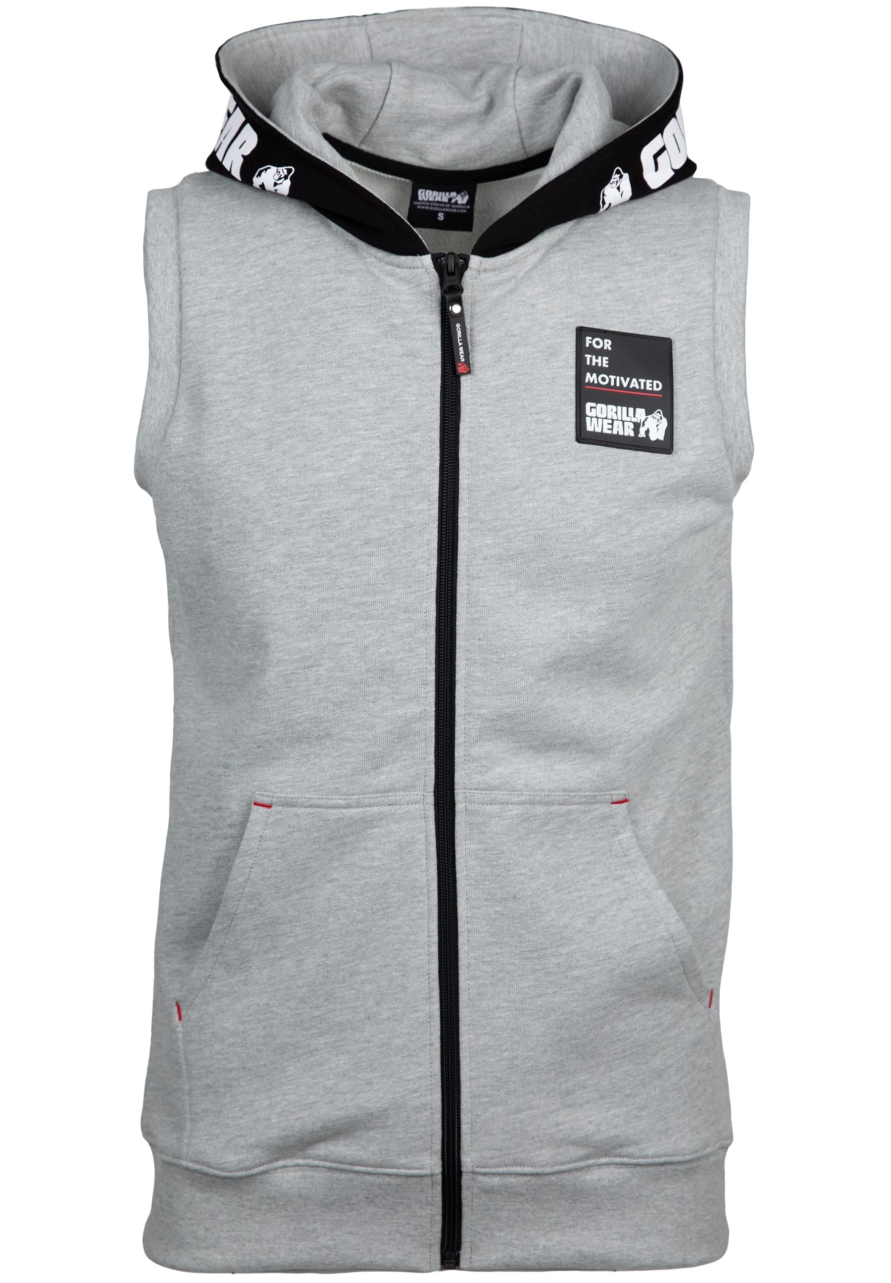 Gorilla Wear Milwaukee S/L Zipped Hoodie - Kaikki värit