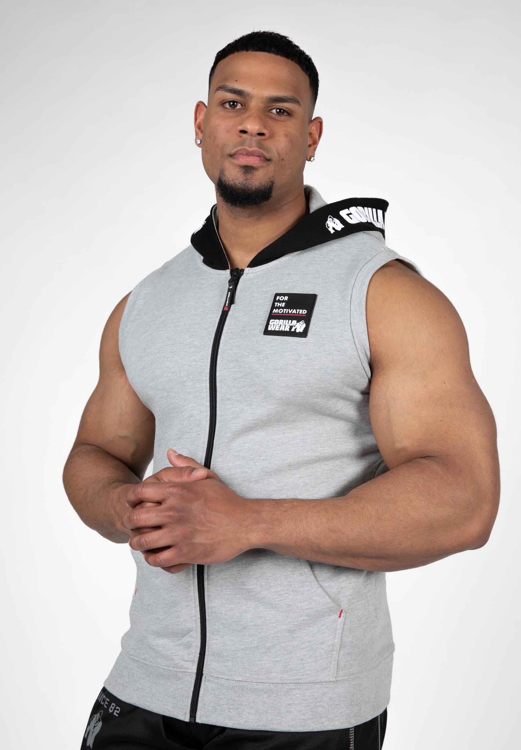 Gorilla Wear Milwaukee S/L Zipped Hoodie - Kaikki värit