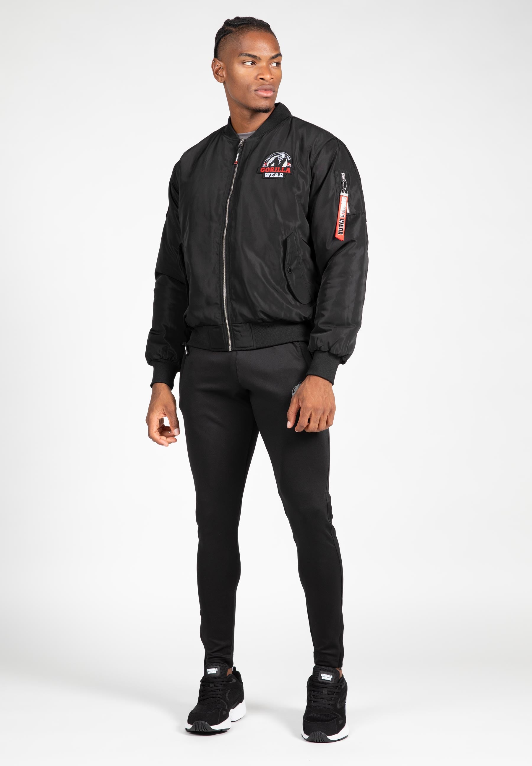 Gorilla Wear Covington Bomber Jacket - Black