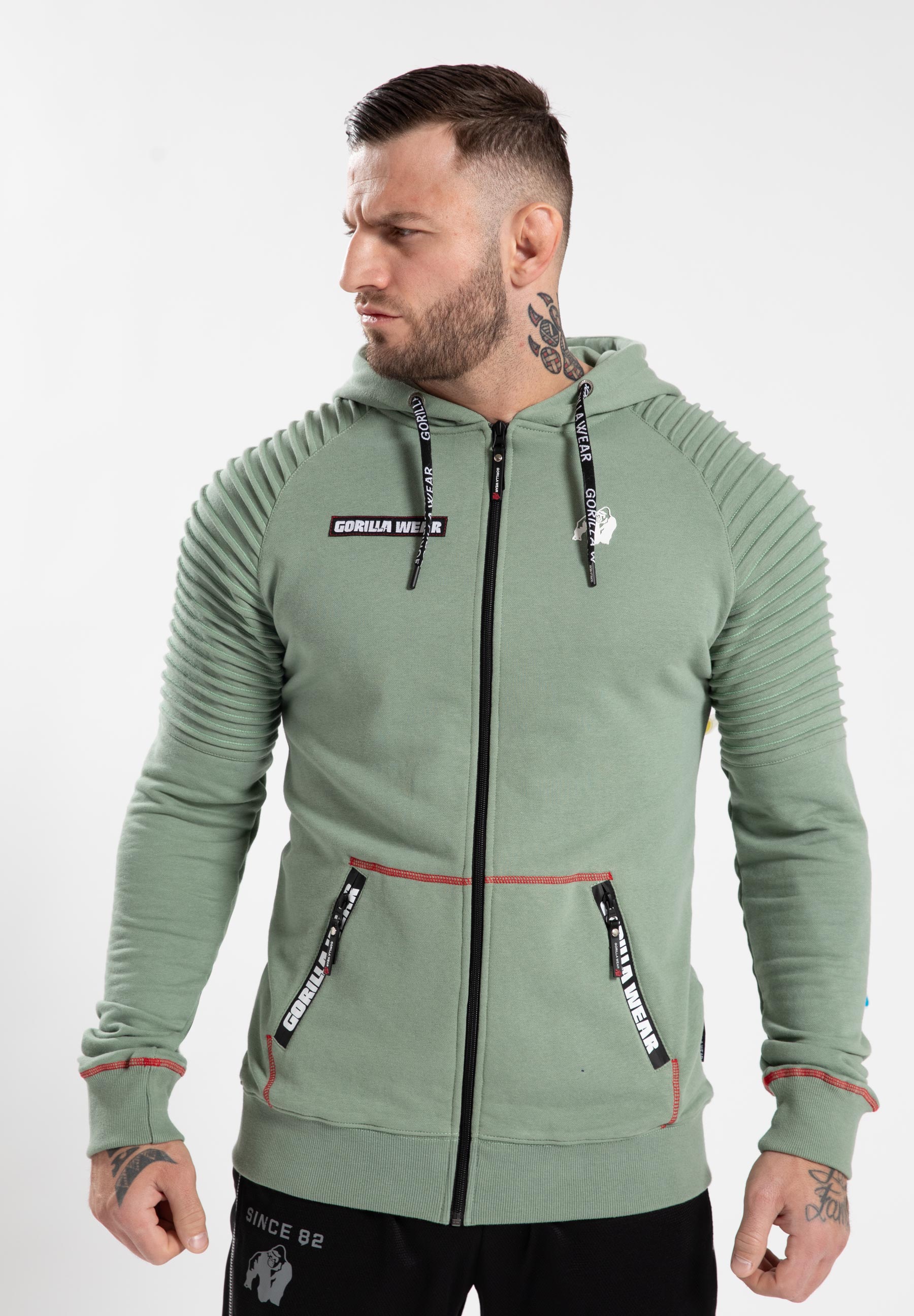 Gorilla Wear Georgia Zipped Hoodie - Kaikki värit