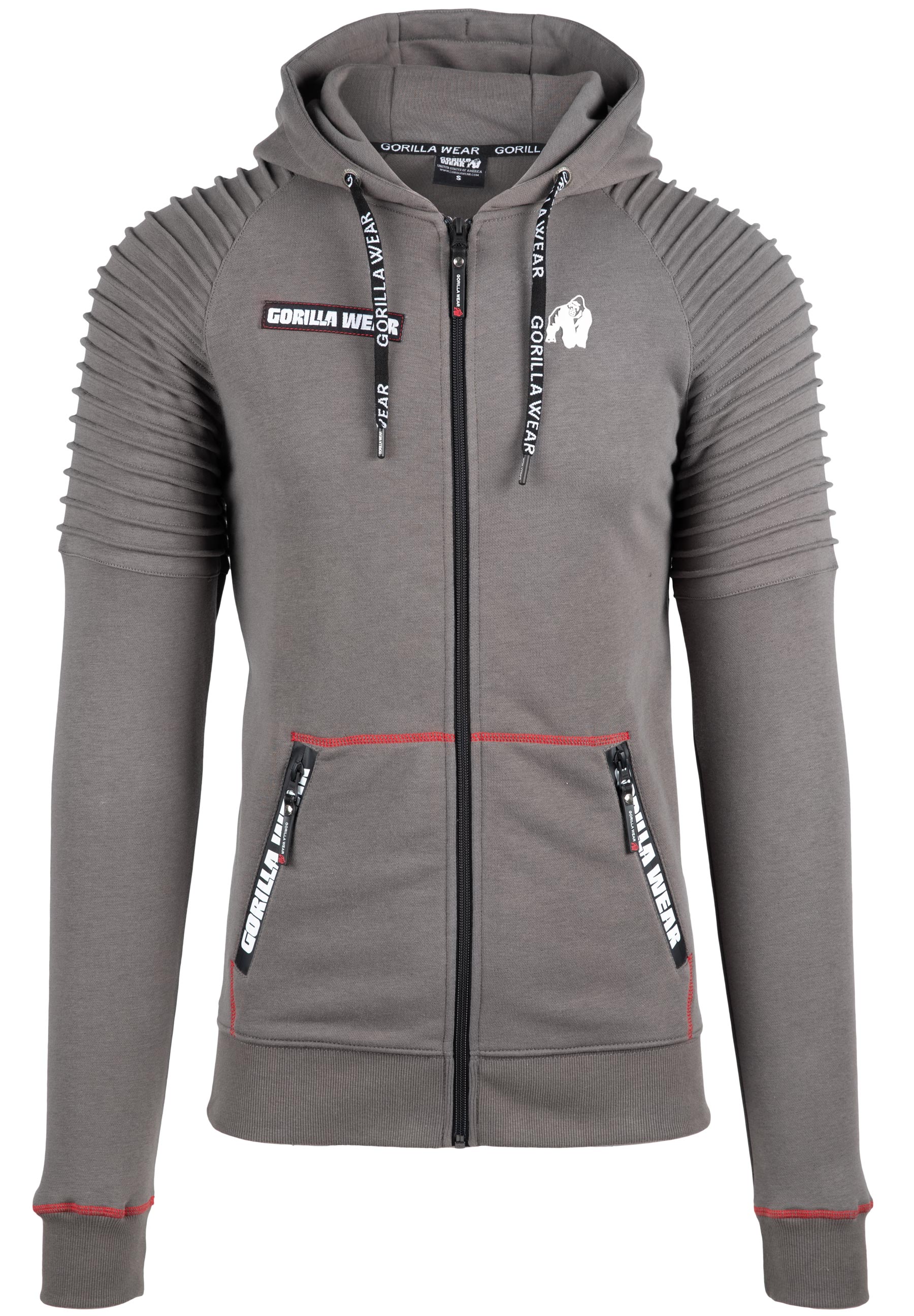 Gorilla Wear Georgia Zipped Hoodie - Kaikki värit
