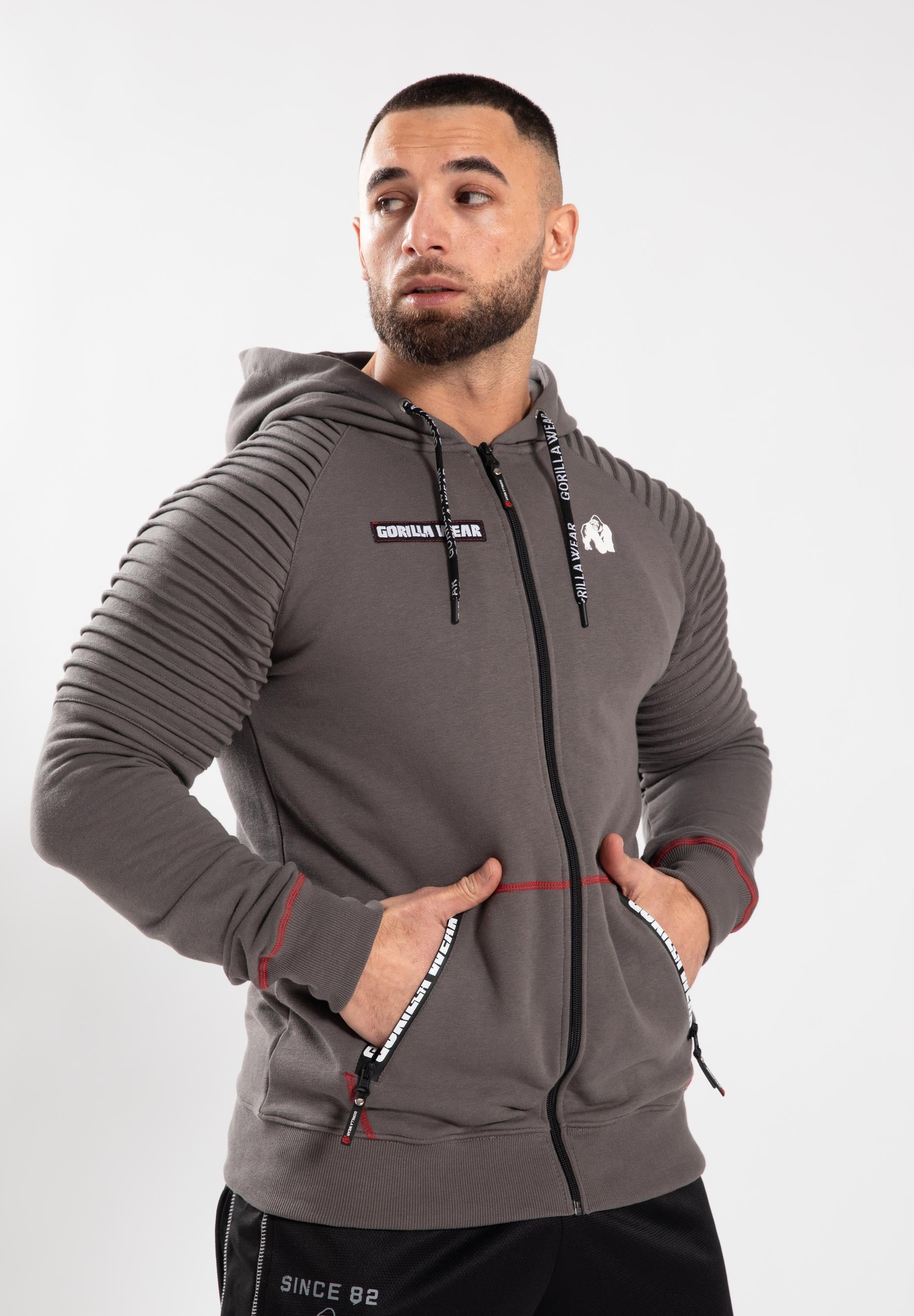 Gorilla Wear Georgia Zipped Hoodie - Kaikki värit