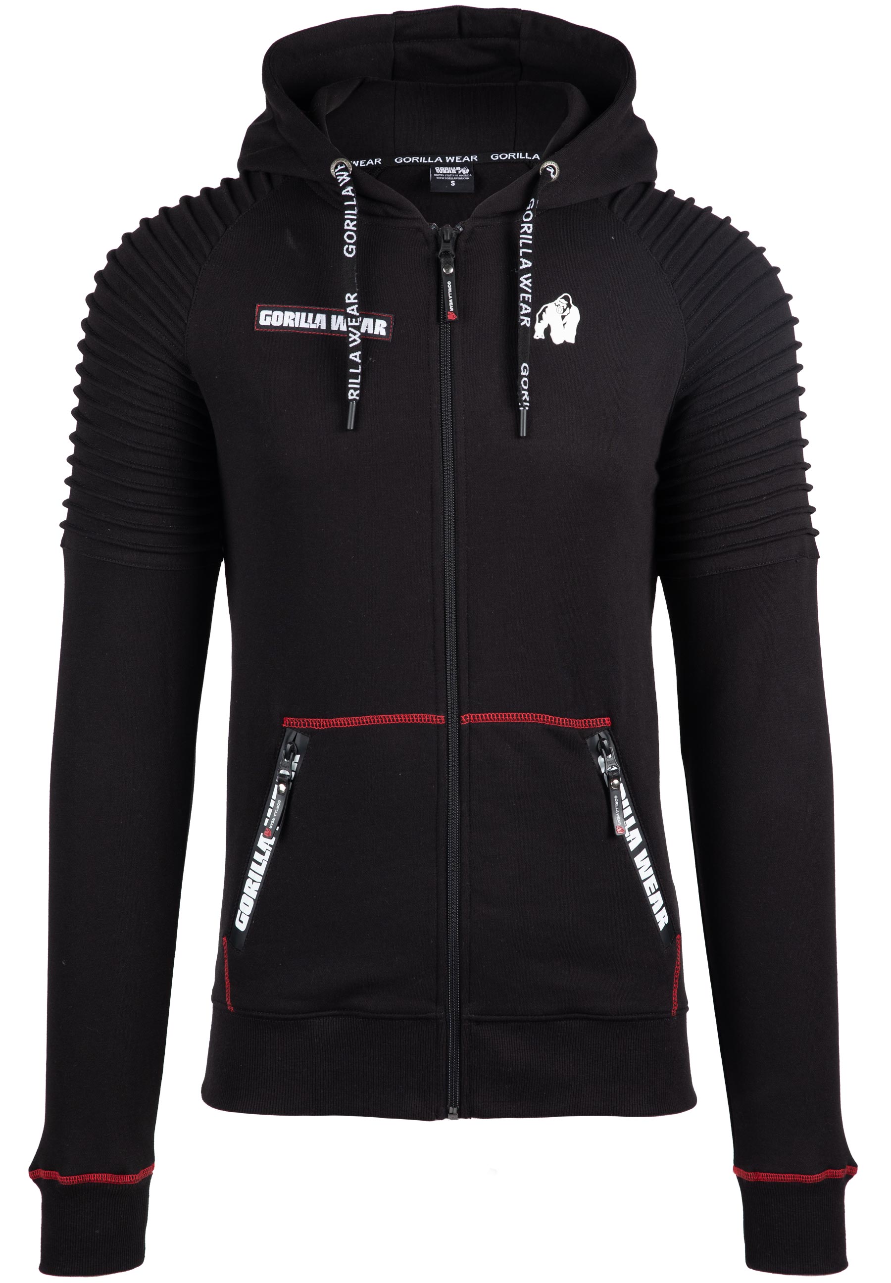 Gorilla Wear Georgia Zipped Hoodie - Kaikki värit