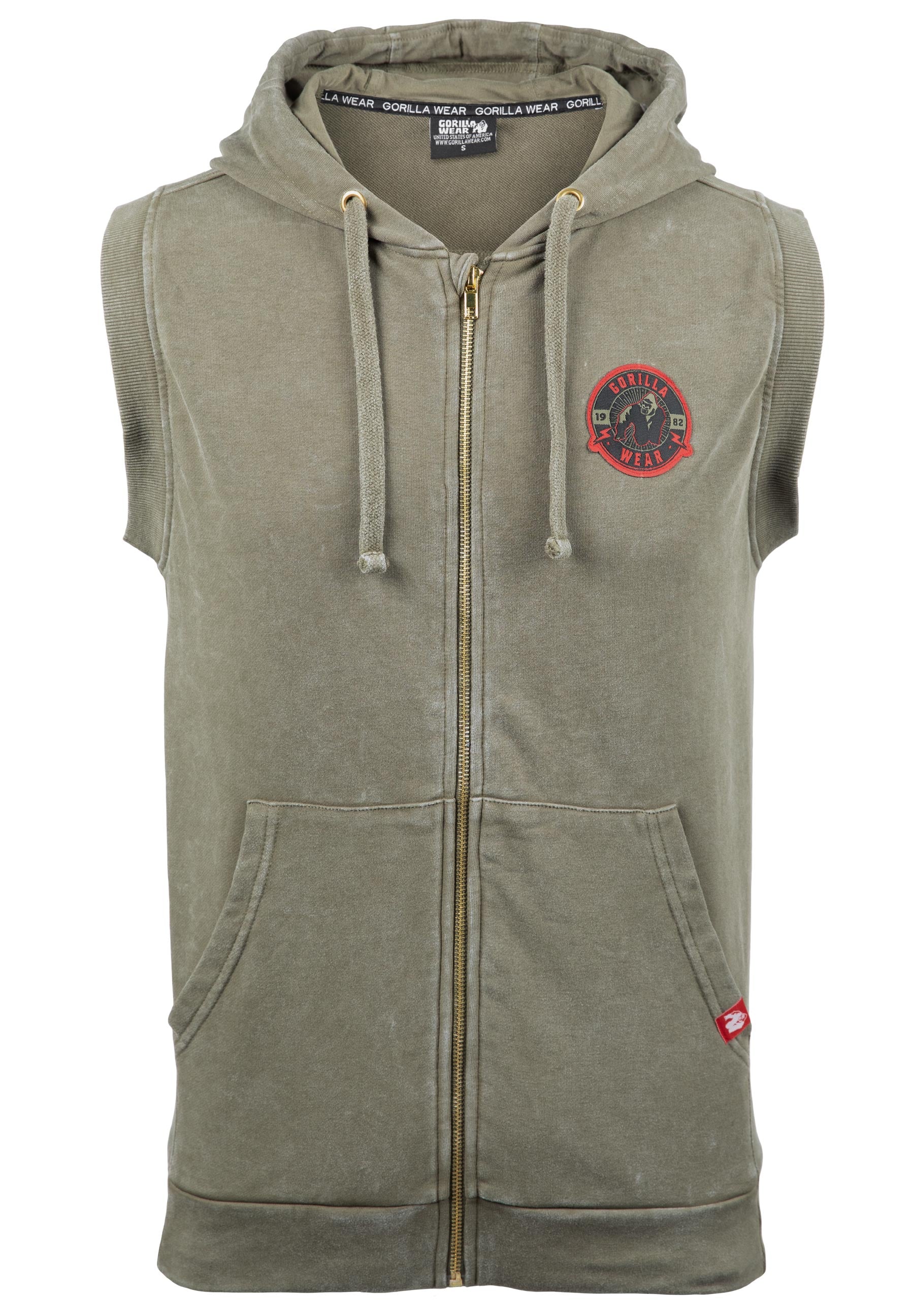 Gorilla Wear Silverdale Sleeveless Hoodie - Kaikki värit