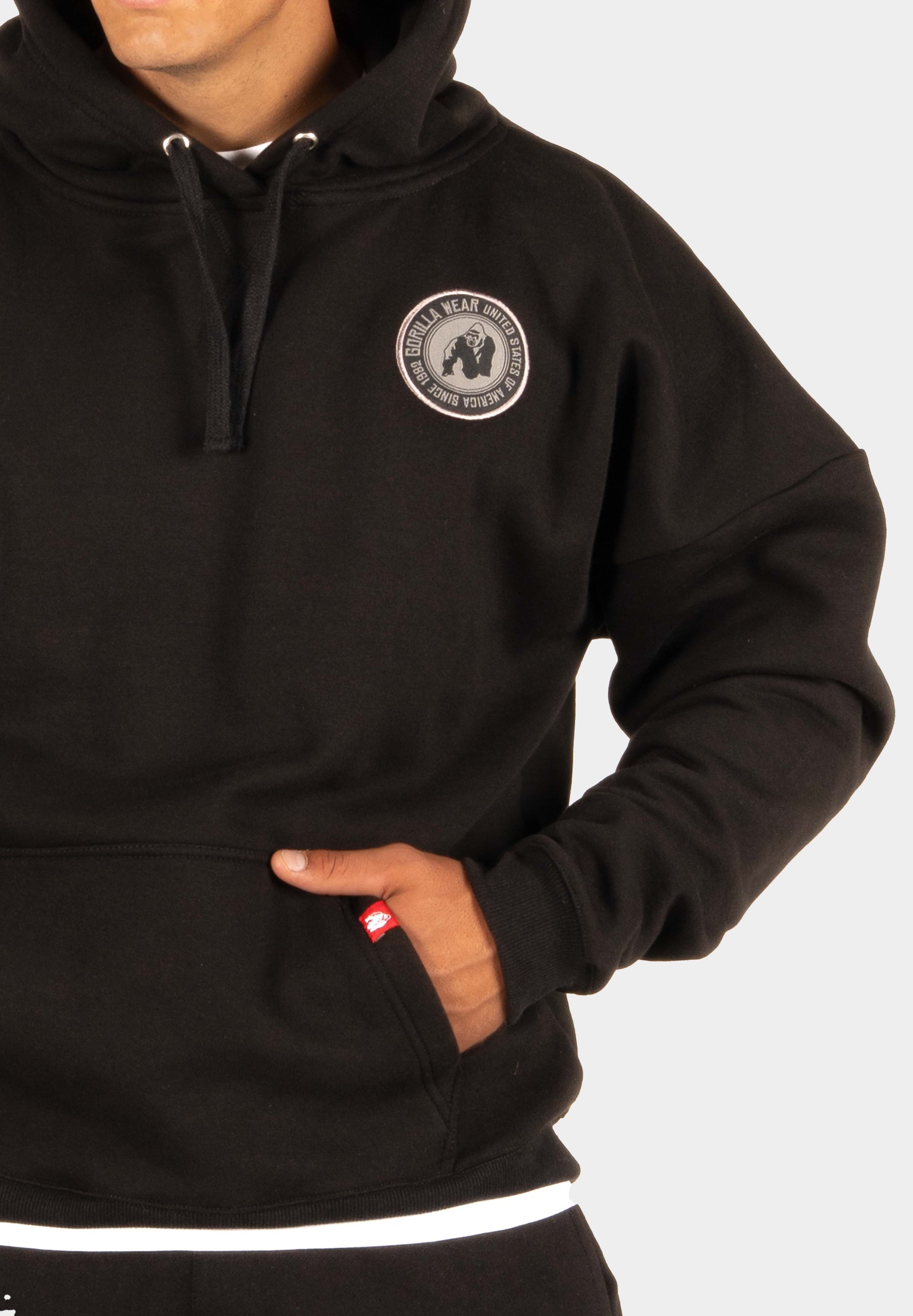 Gorilla Wear Jordan Oversized Hoodie - Black