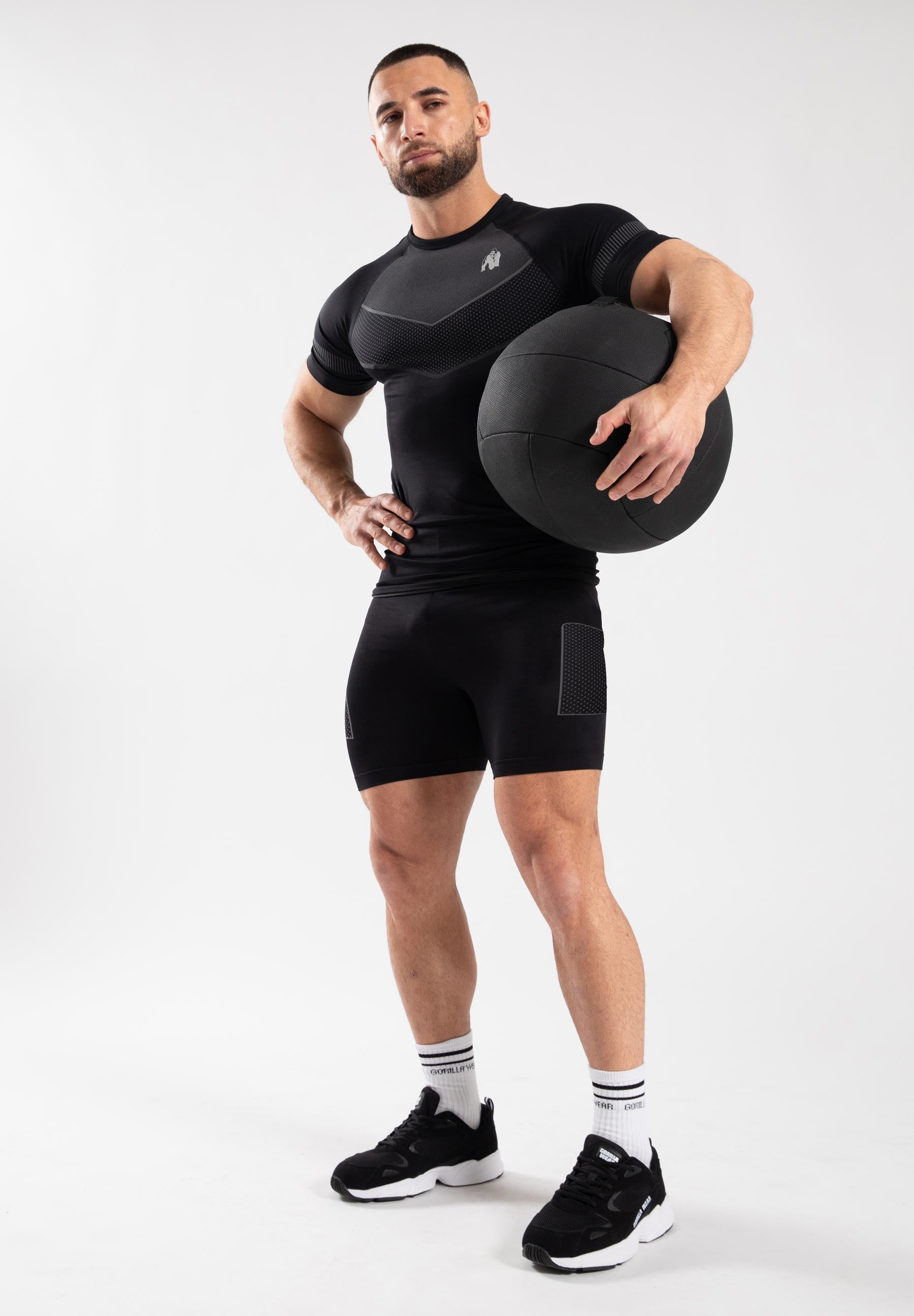 Gorilla Wear Norton Seamless Short Tights - Black