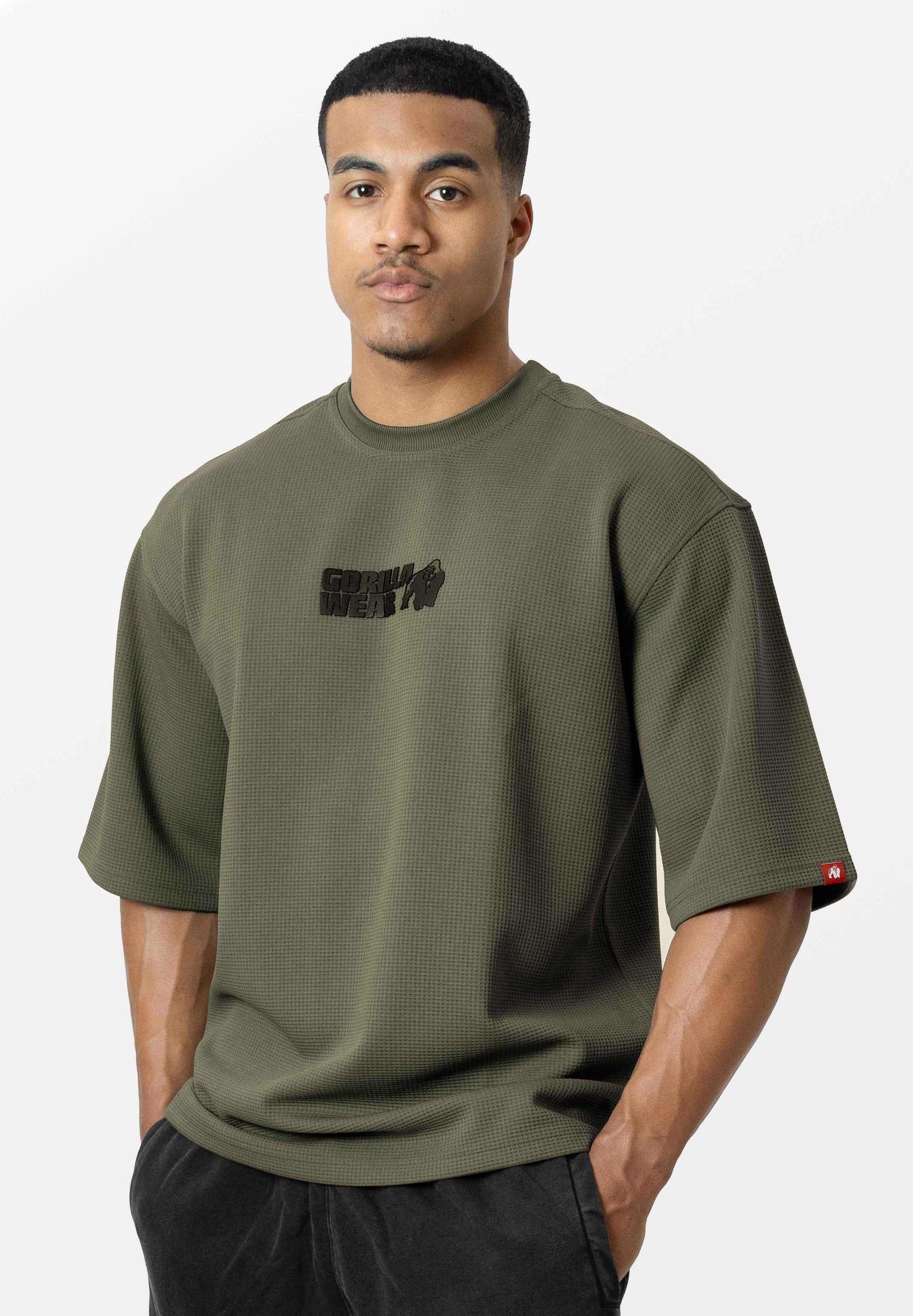 Gorilla Wear Idaho Oversized Waffle T-Shirt - All Colors