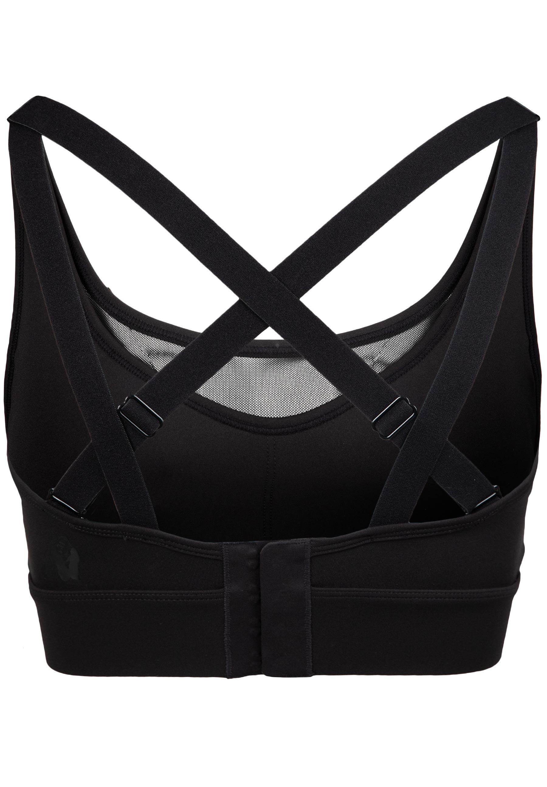 Gorilla Wear Riley High Support Sports Bra - Black