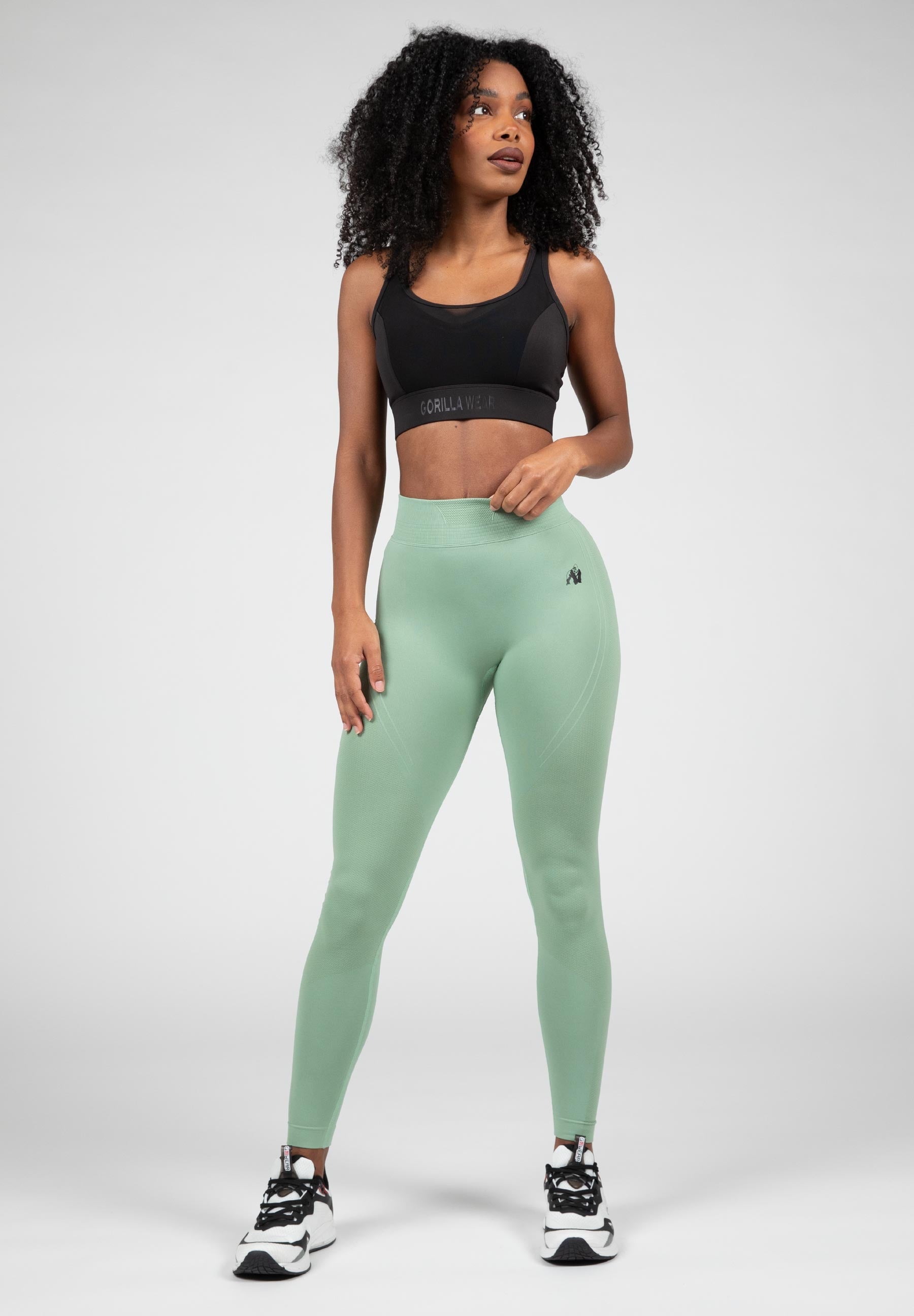 Gorilla Wear Riley High Support Sports Bra - Black