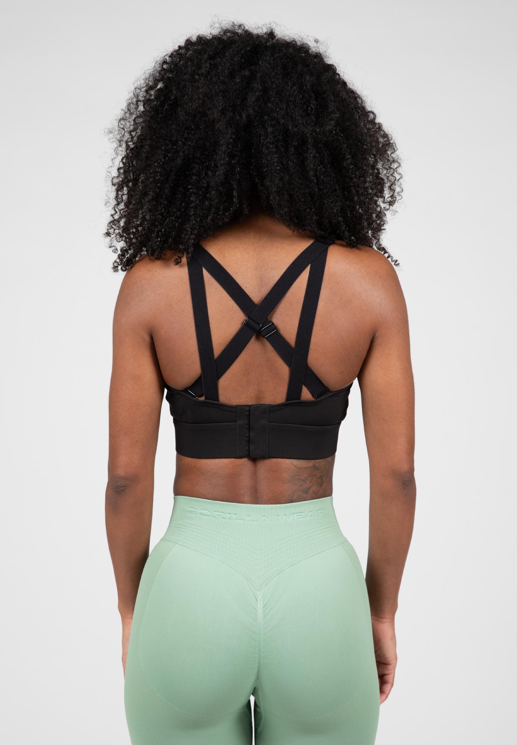 Gorilla Wear Riley High Support Sports Bra - Black