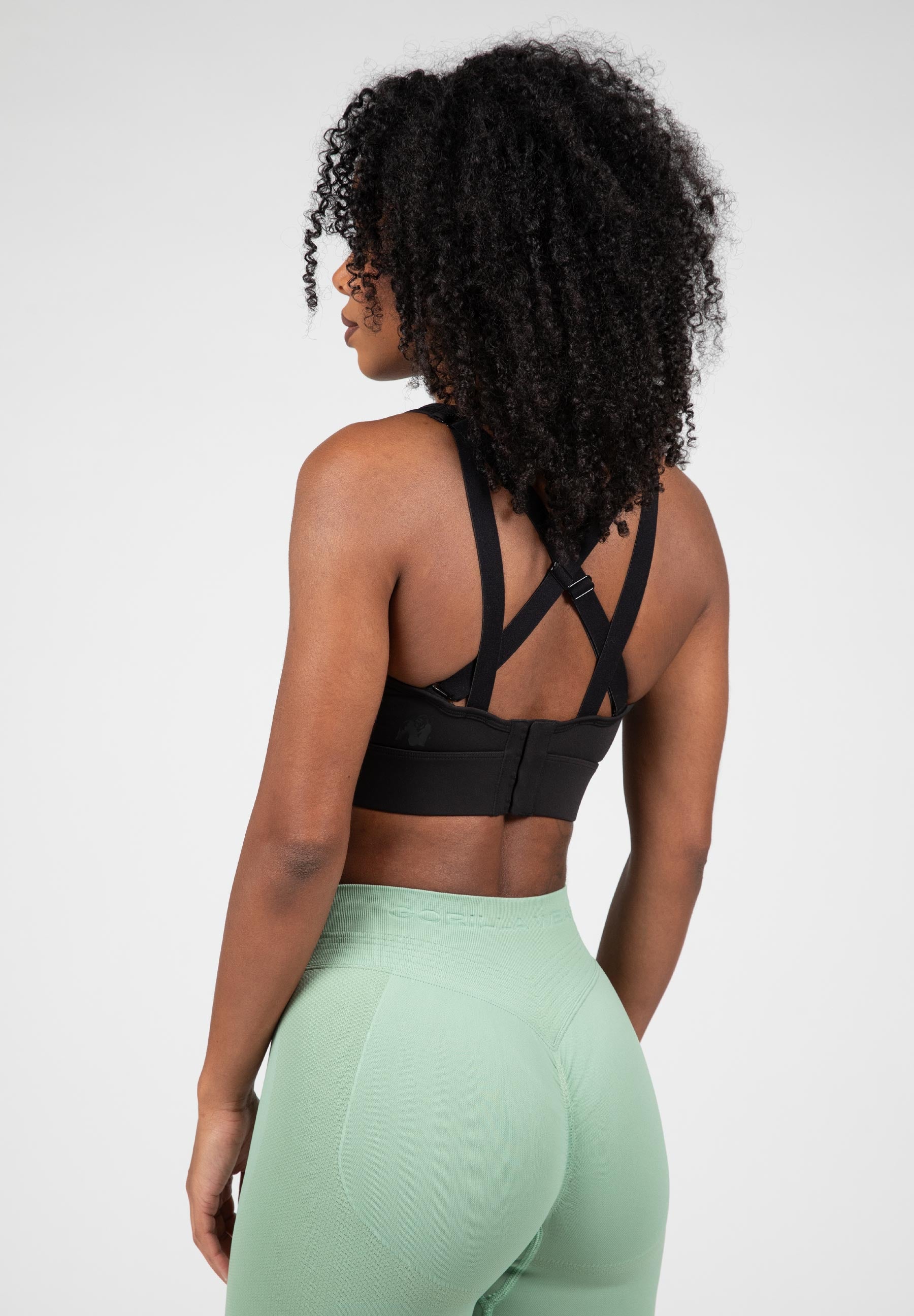 Gorilla Wear Riley High Support Sports Bra - Black