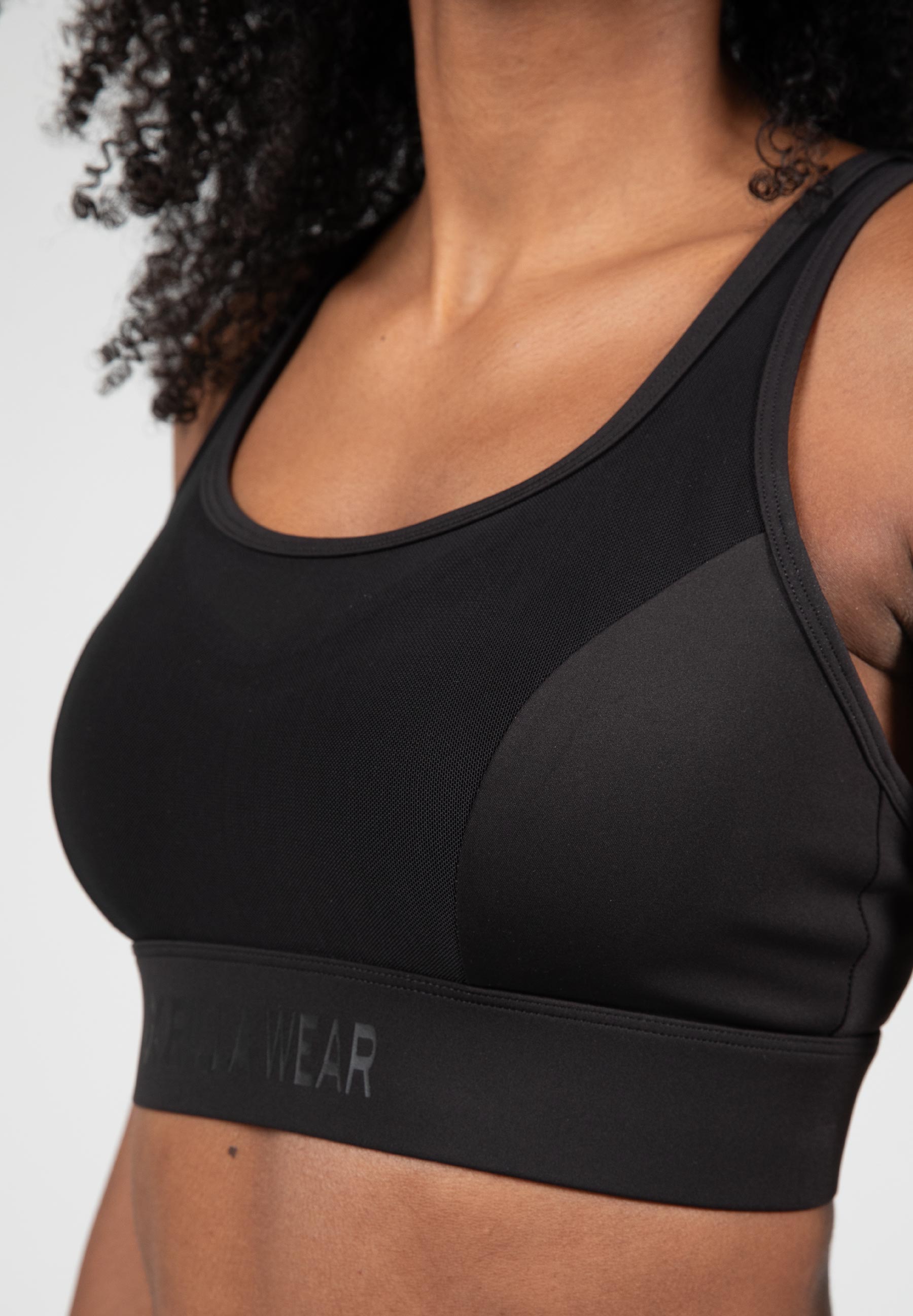 Gorilla Wear Riley High Support Sports Bra - Black