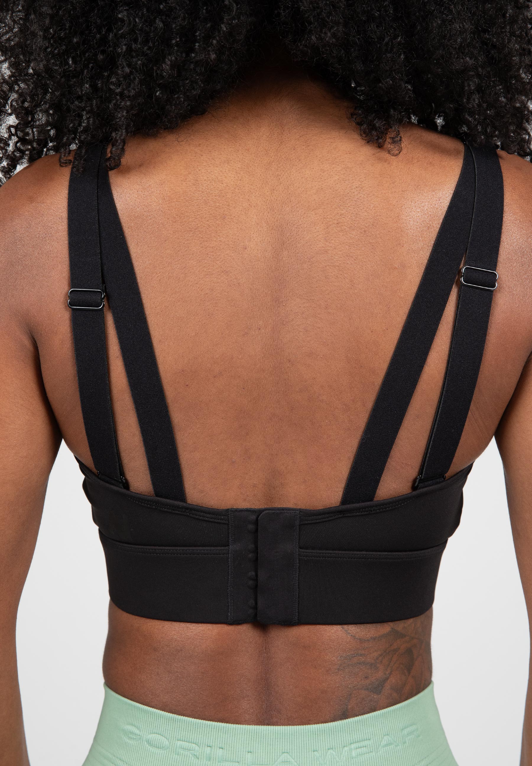 Gorilla Wear Riley High Support Sports Bra - Black
