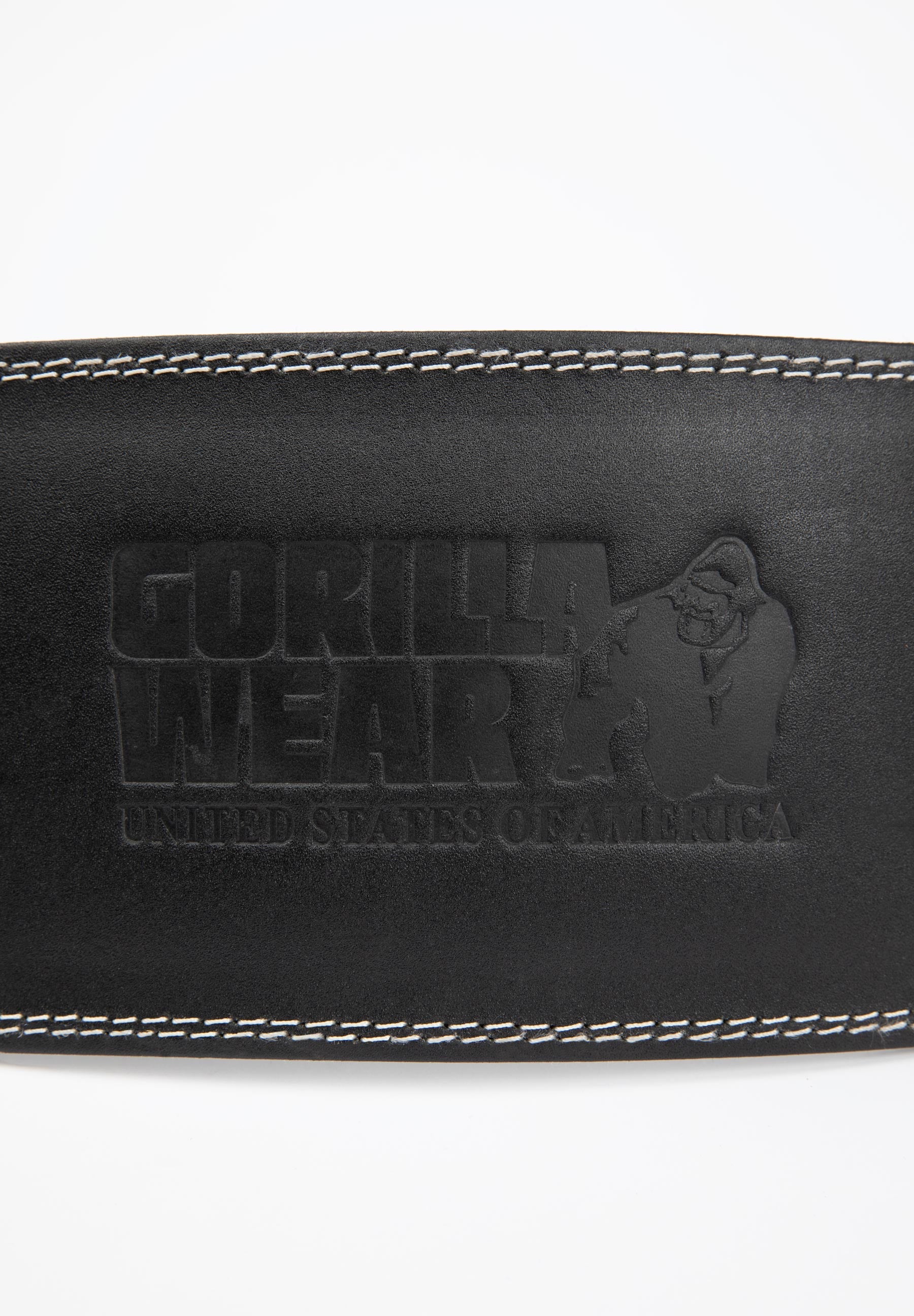 Gorilla Wear 6- Inch Padded Leather Lifting Belt - All Colors