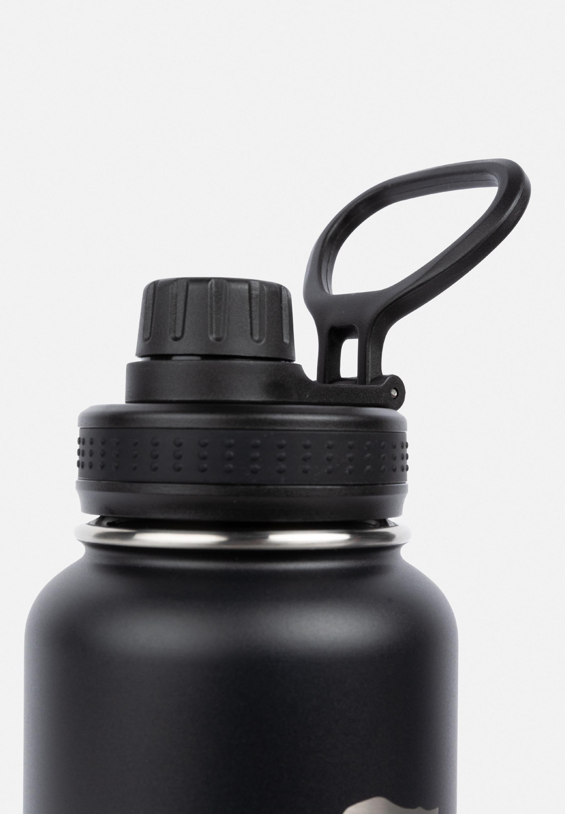 Gorilla Wear Insulated Stainless Steel Water Bottle 1000ML - Musta