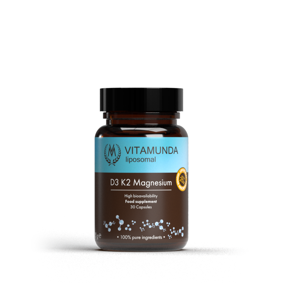 Vitamunda Liposomal D3 K2 Magnesium 30 kapselia