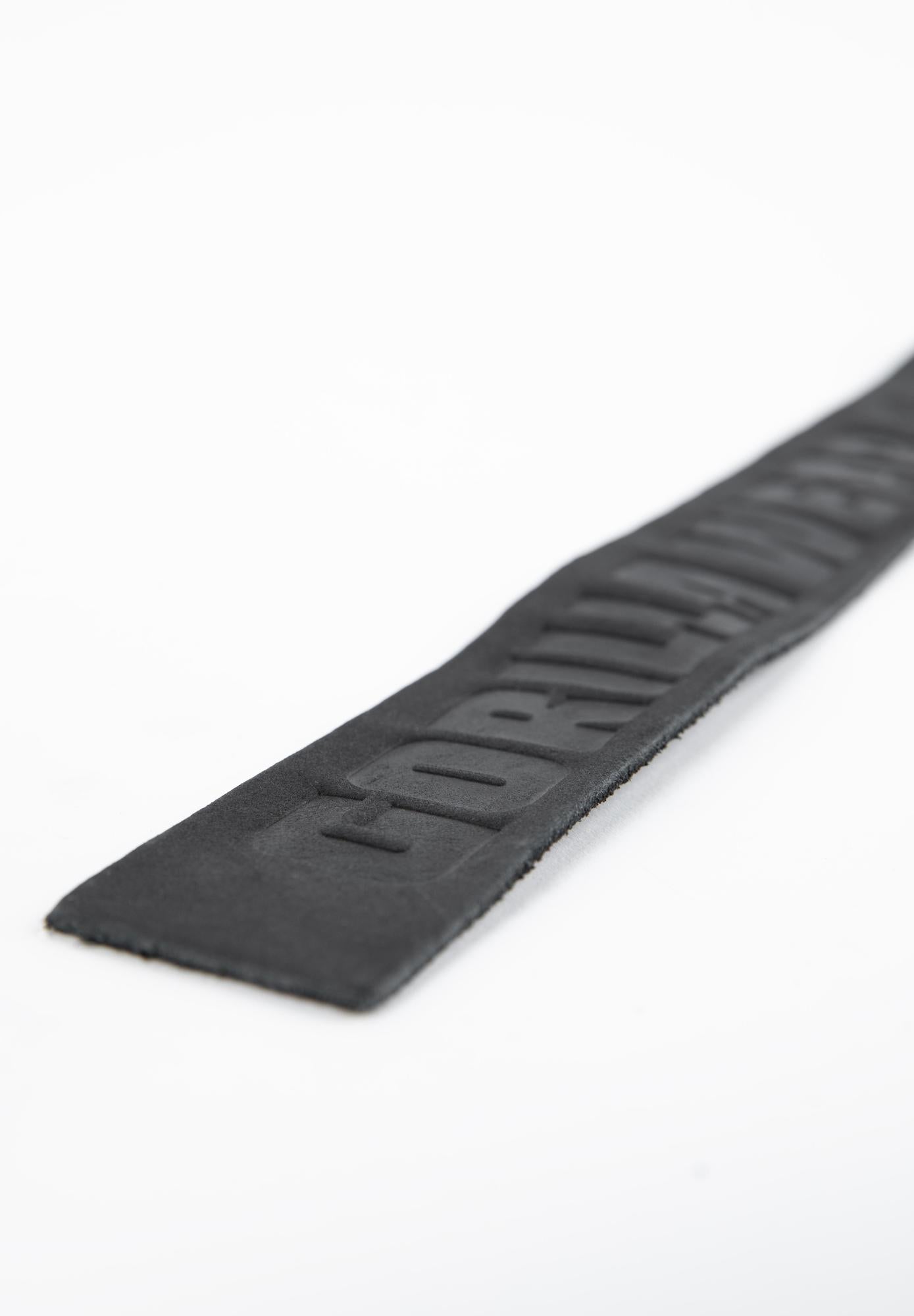Gorilla Wear Leather Lifting Straps - Black