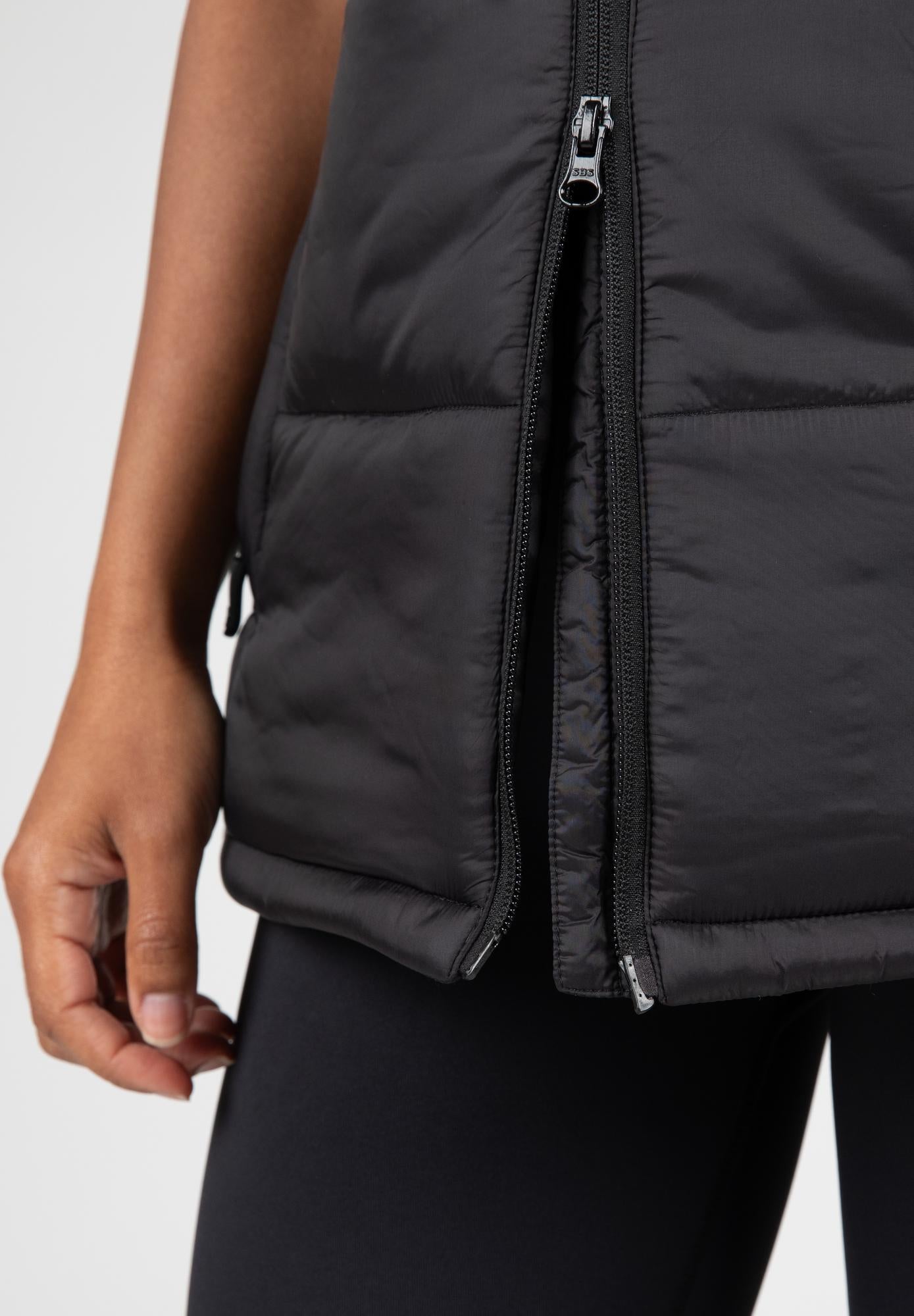 Gorilla Wear Lucia Puffer Vest - Black