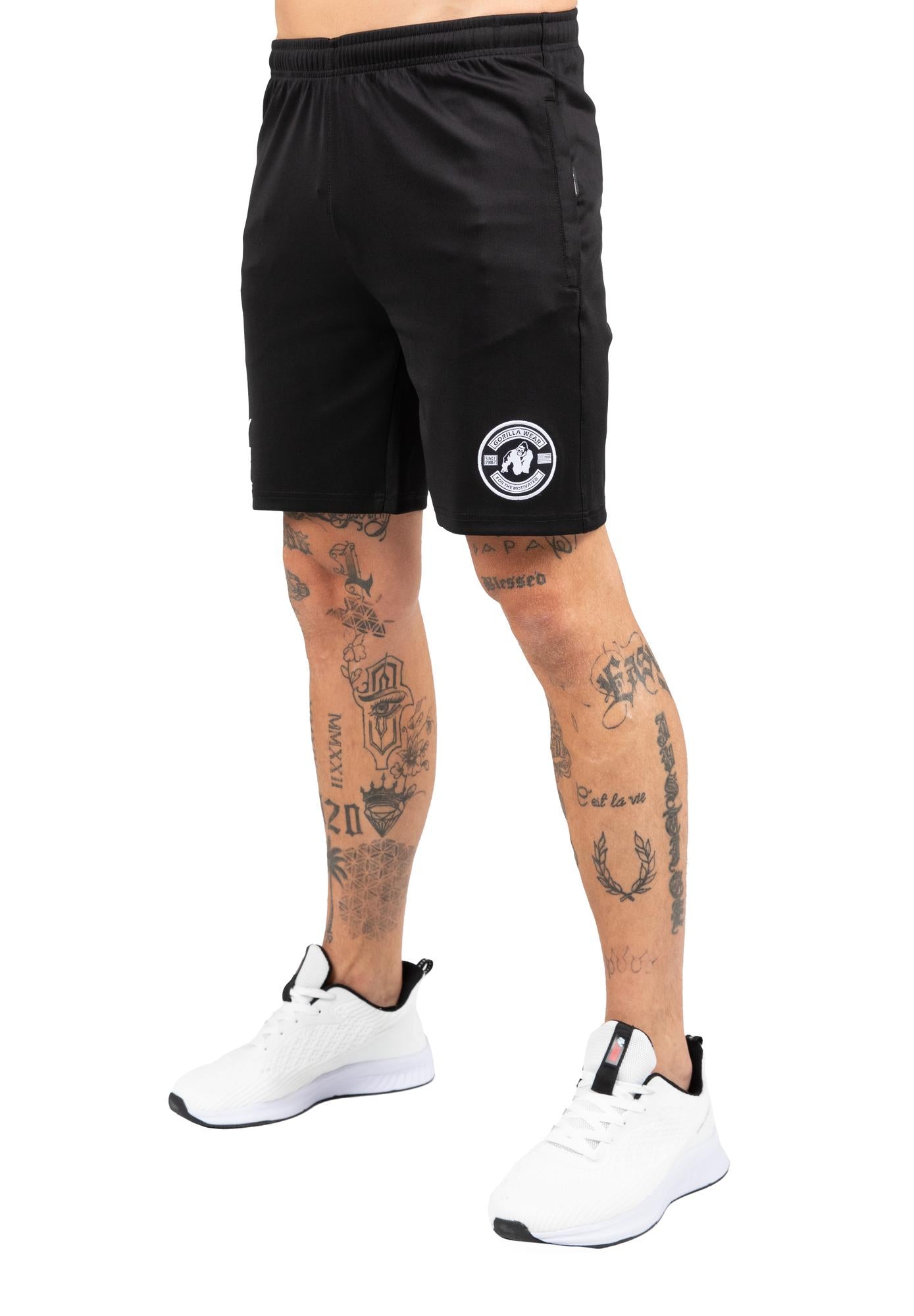 Gorilla Wear Vernon Track Shorts - Musta