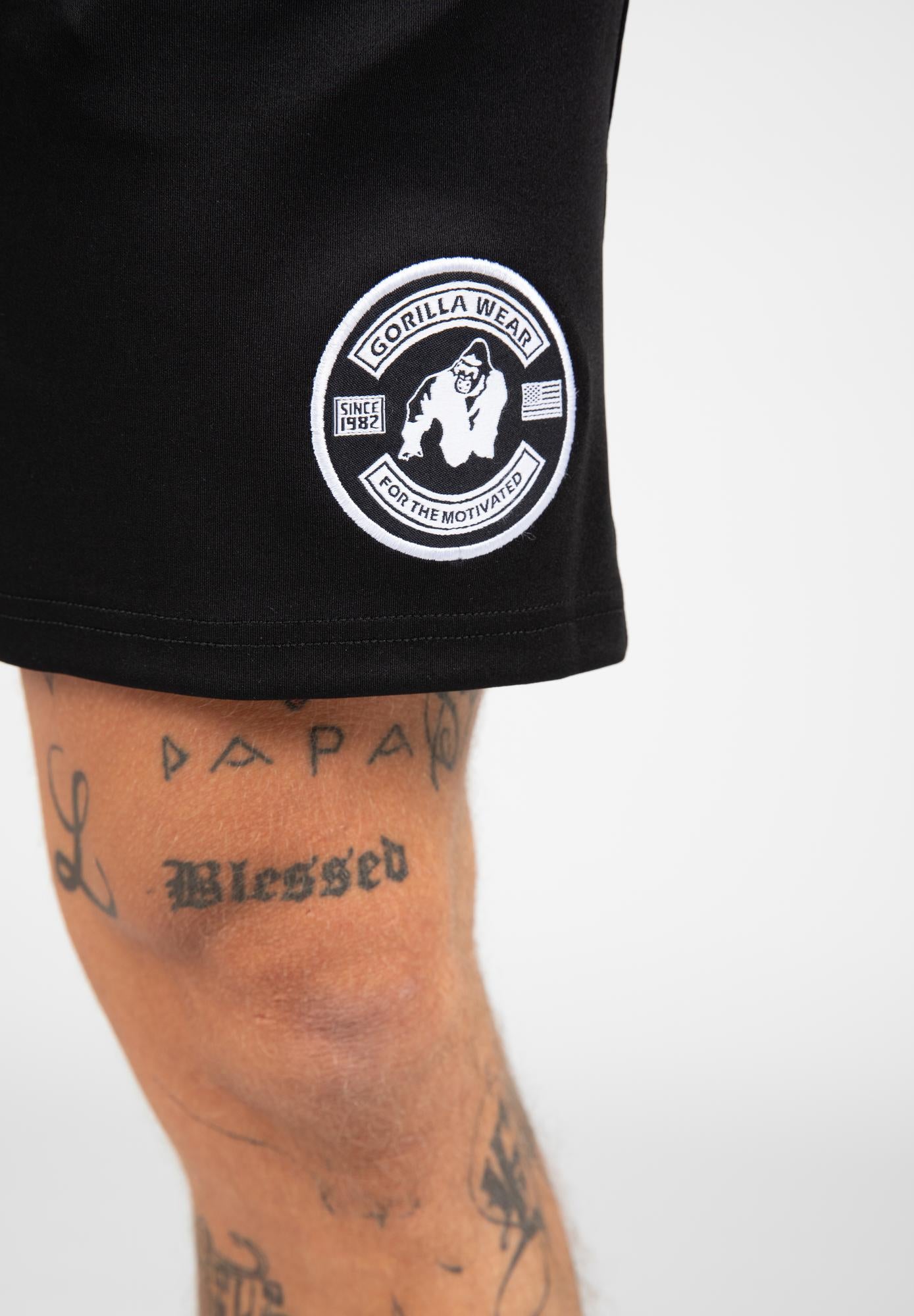Gorilla Wear Vernon Track Shorts - Musta